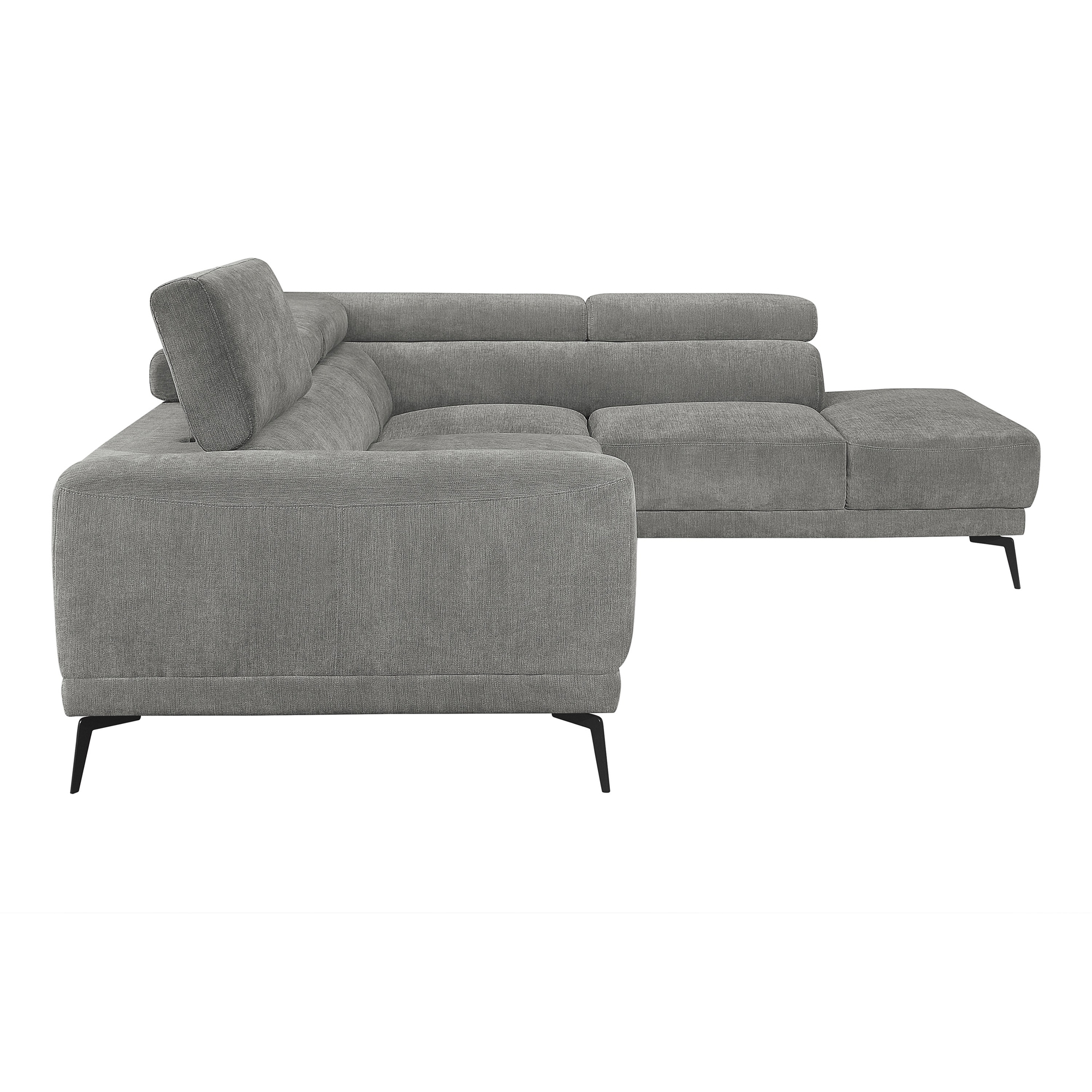 Medora Fabric Sectional, Right Chaise Facing