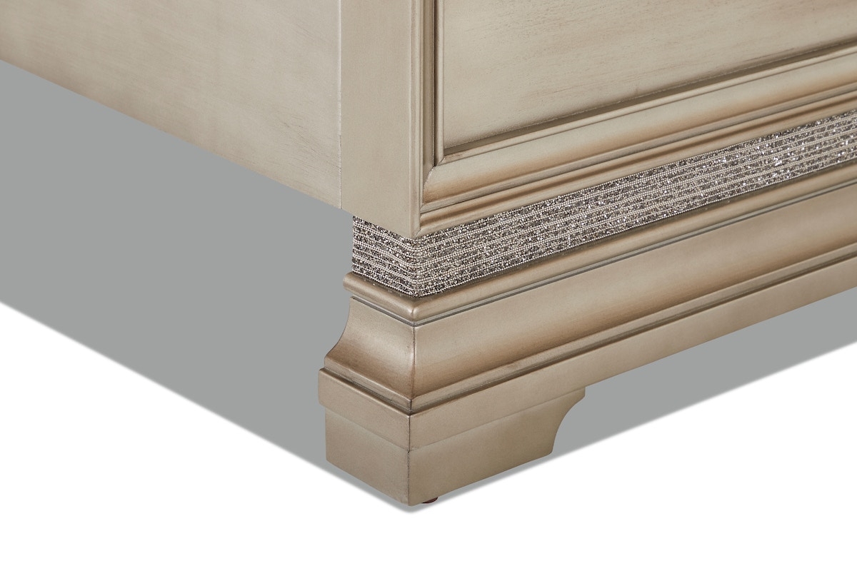 Sophia Panel Bed w/Lighting