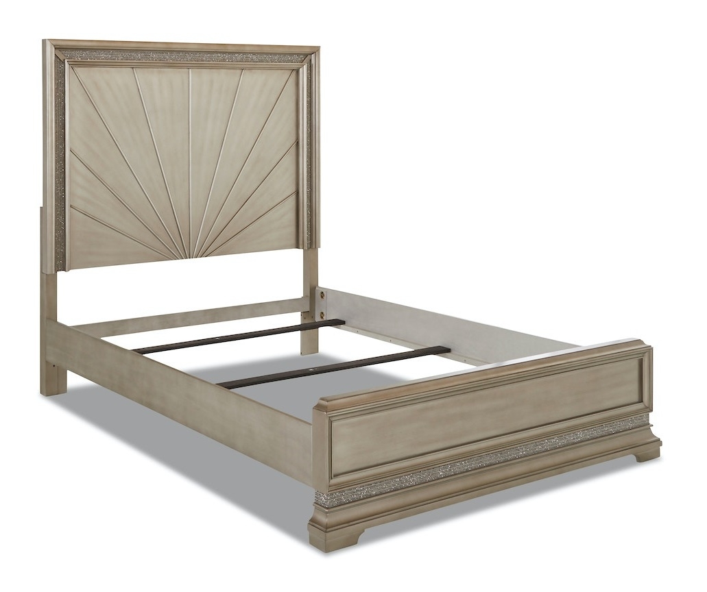 Sophia Panel Bed w/Lighting