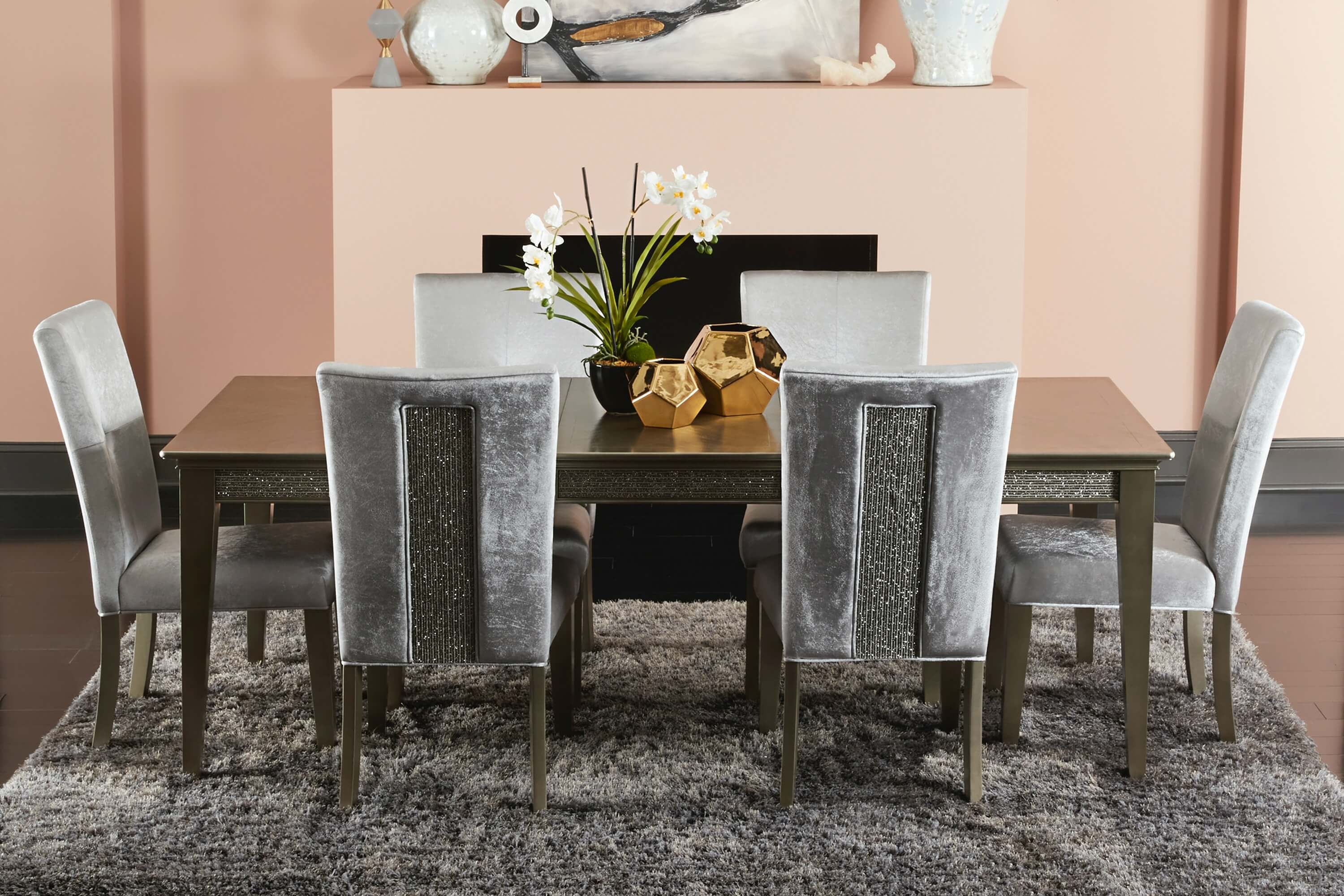 Sophia Wood Extendable Dining Room Set
