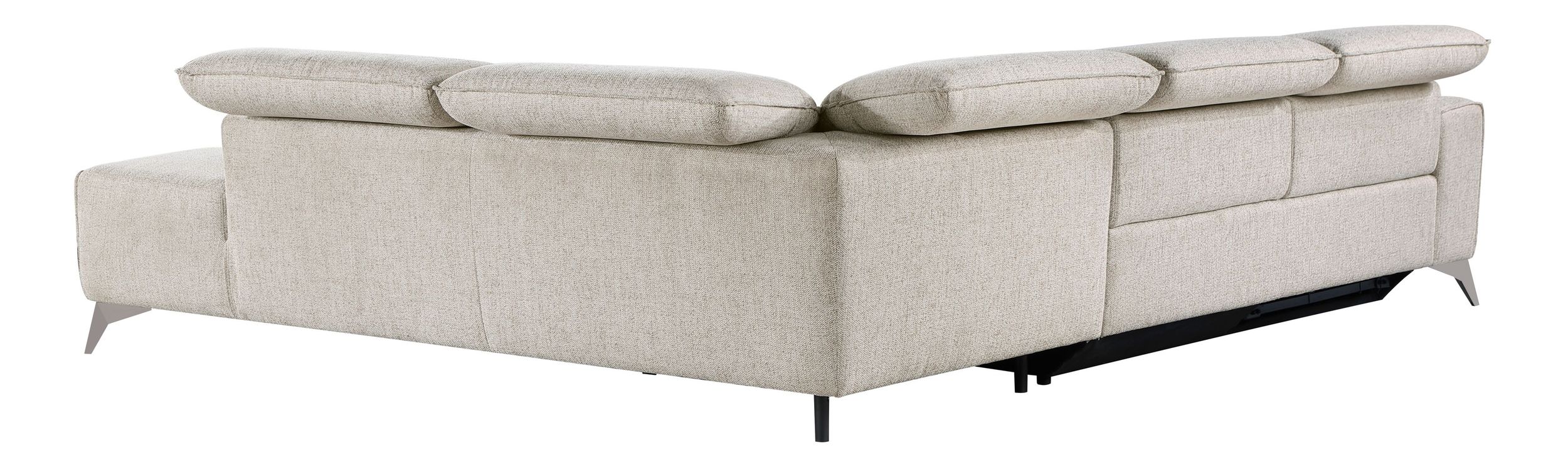 Adahlia Chenille 2-Piece Power Reclining Sectional with Right Chaise