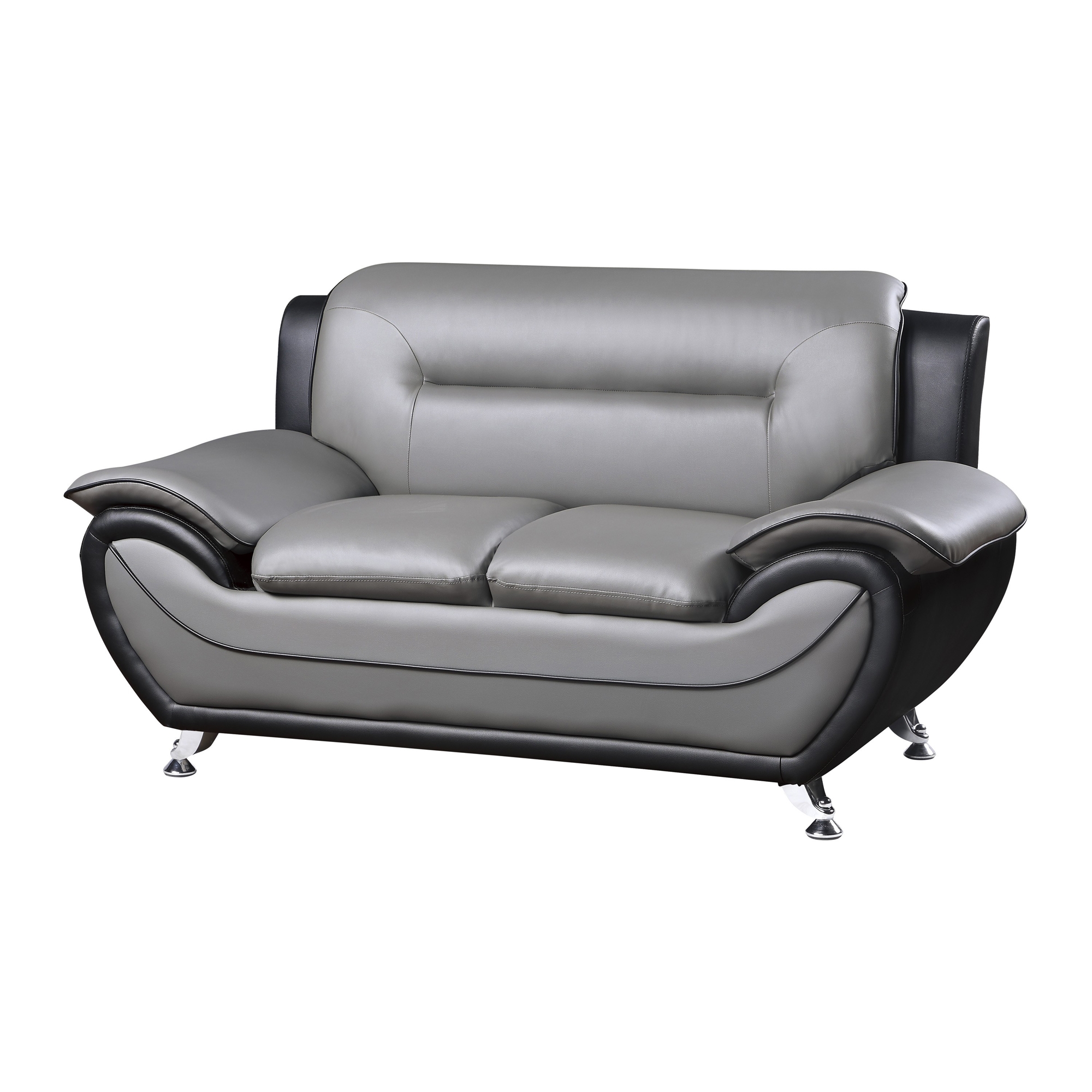 Matteo Leatherette Loveseat