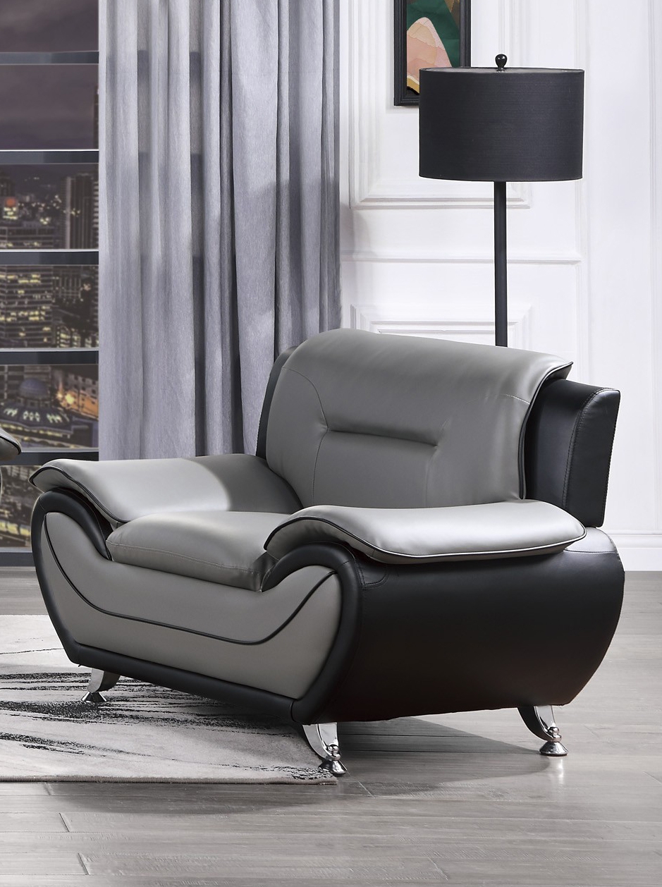Matteo Leatherette Loveseat