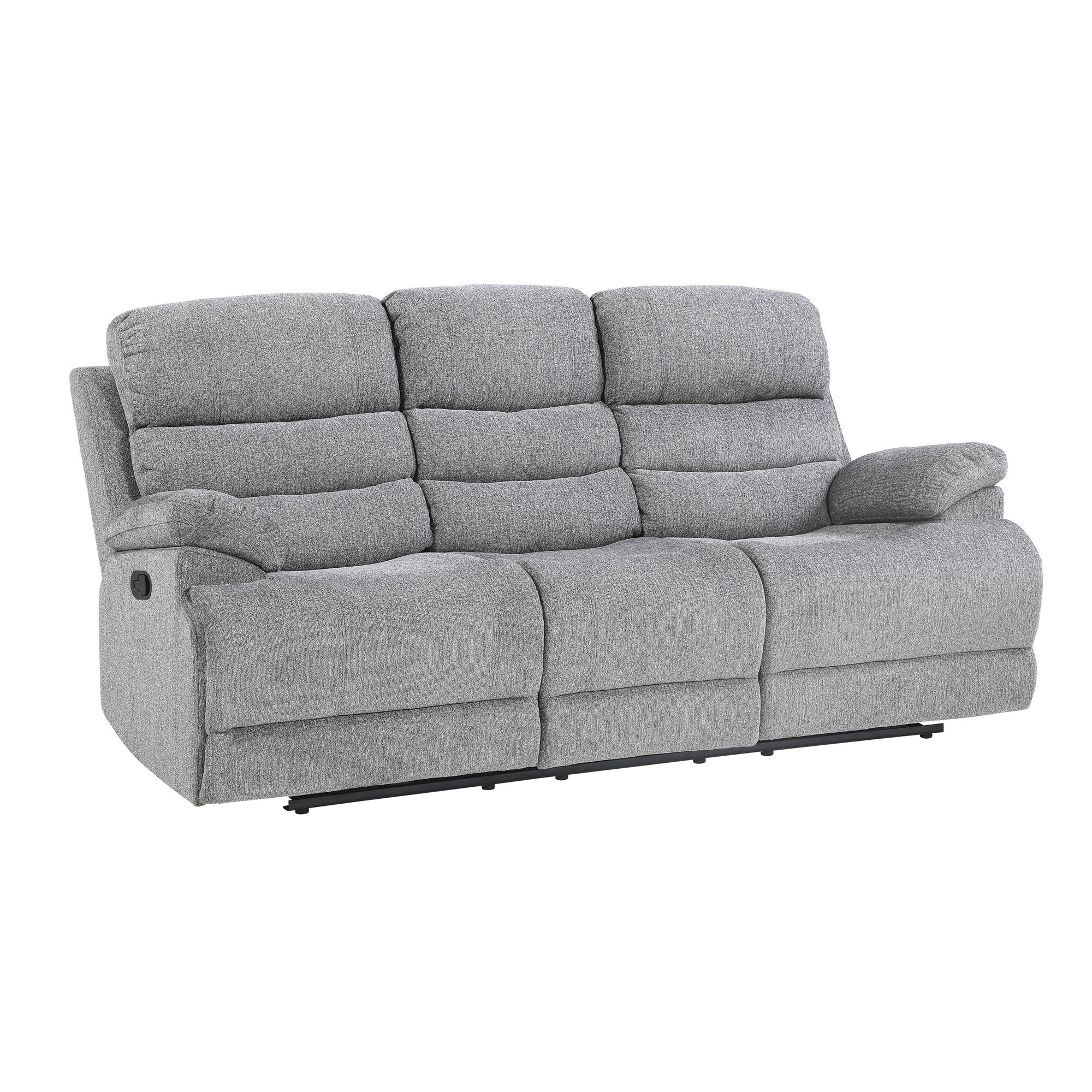 Sherbrook Polyester Fabric Double Reclining Sofa