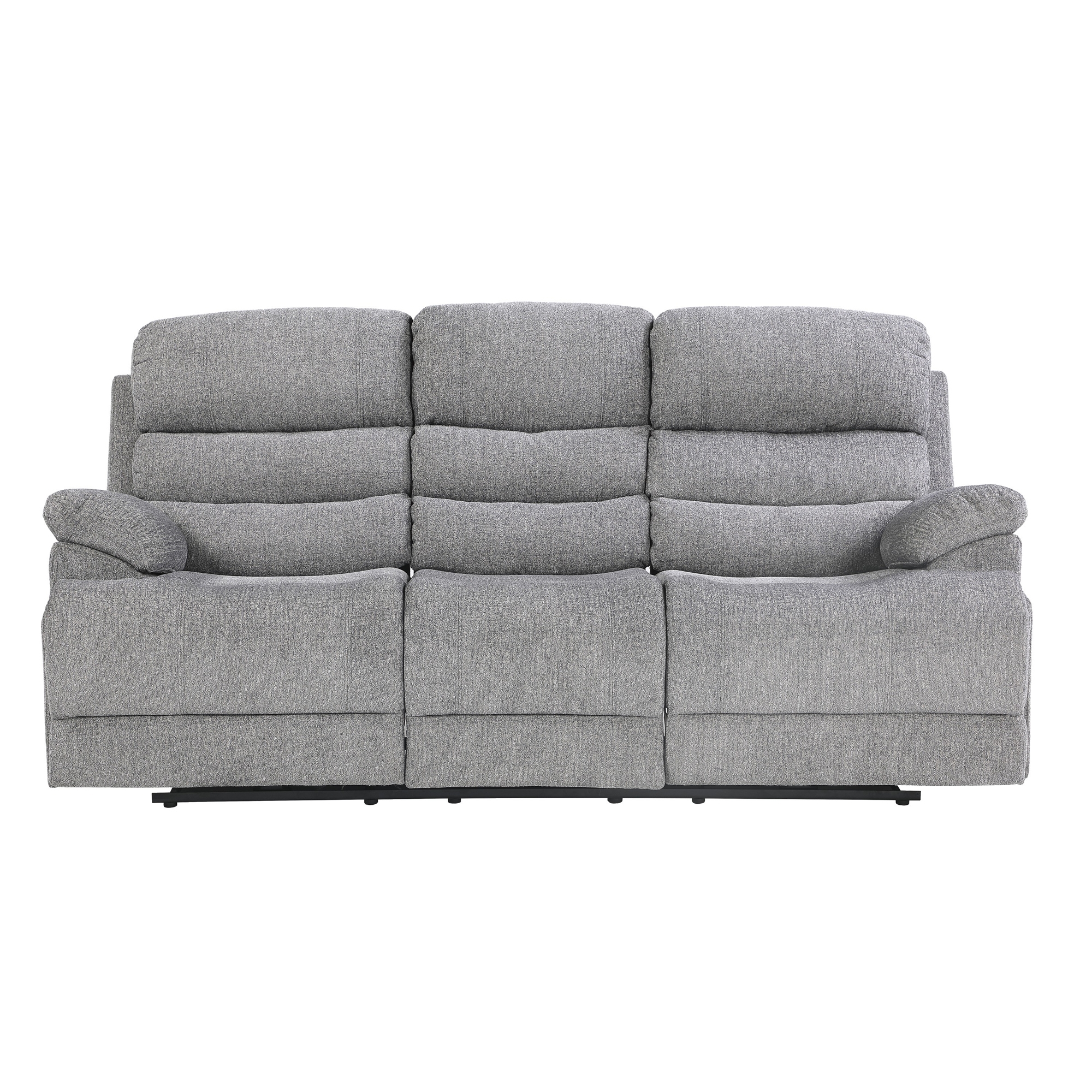 Sherbrook Polyester Fabric Double Reclining Sofa