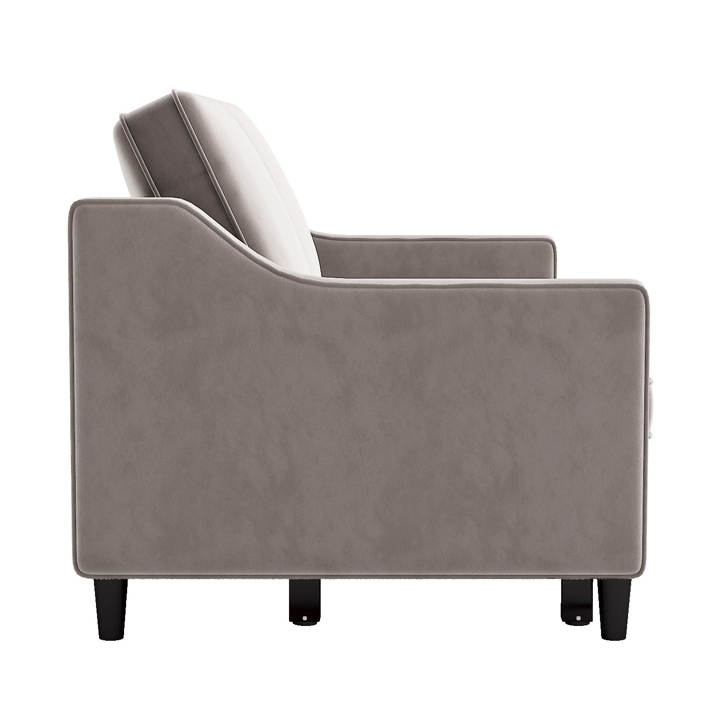 Adelia Velvet Convertible Studio Sofa with Pull-out Bed