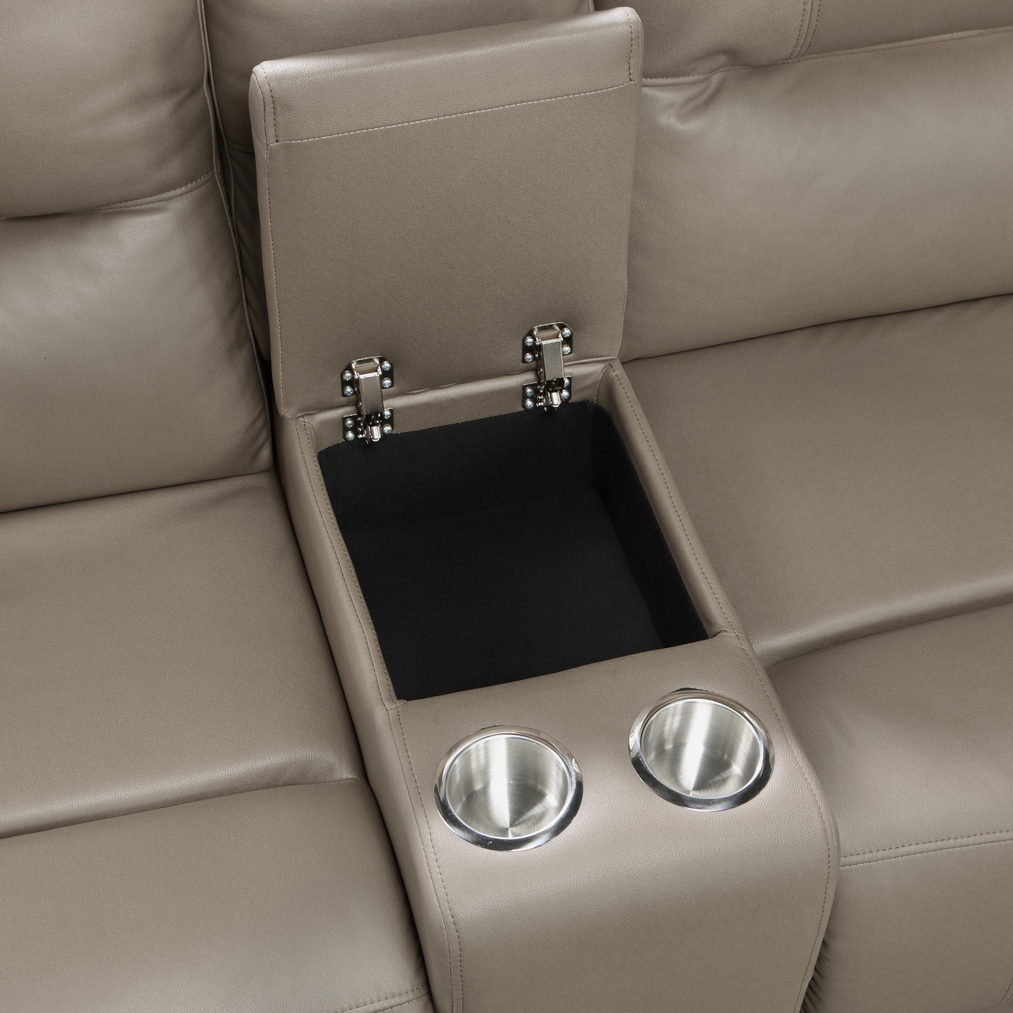 LeGrande Fabric Power Reclining Sectional with Power Headrest, Left Chaise Facing