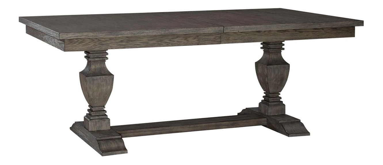 Westfield Rectangular Wood Extendable Trestle Dining Table