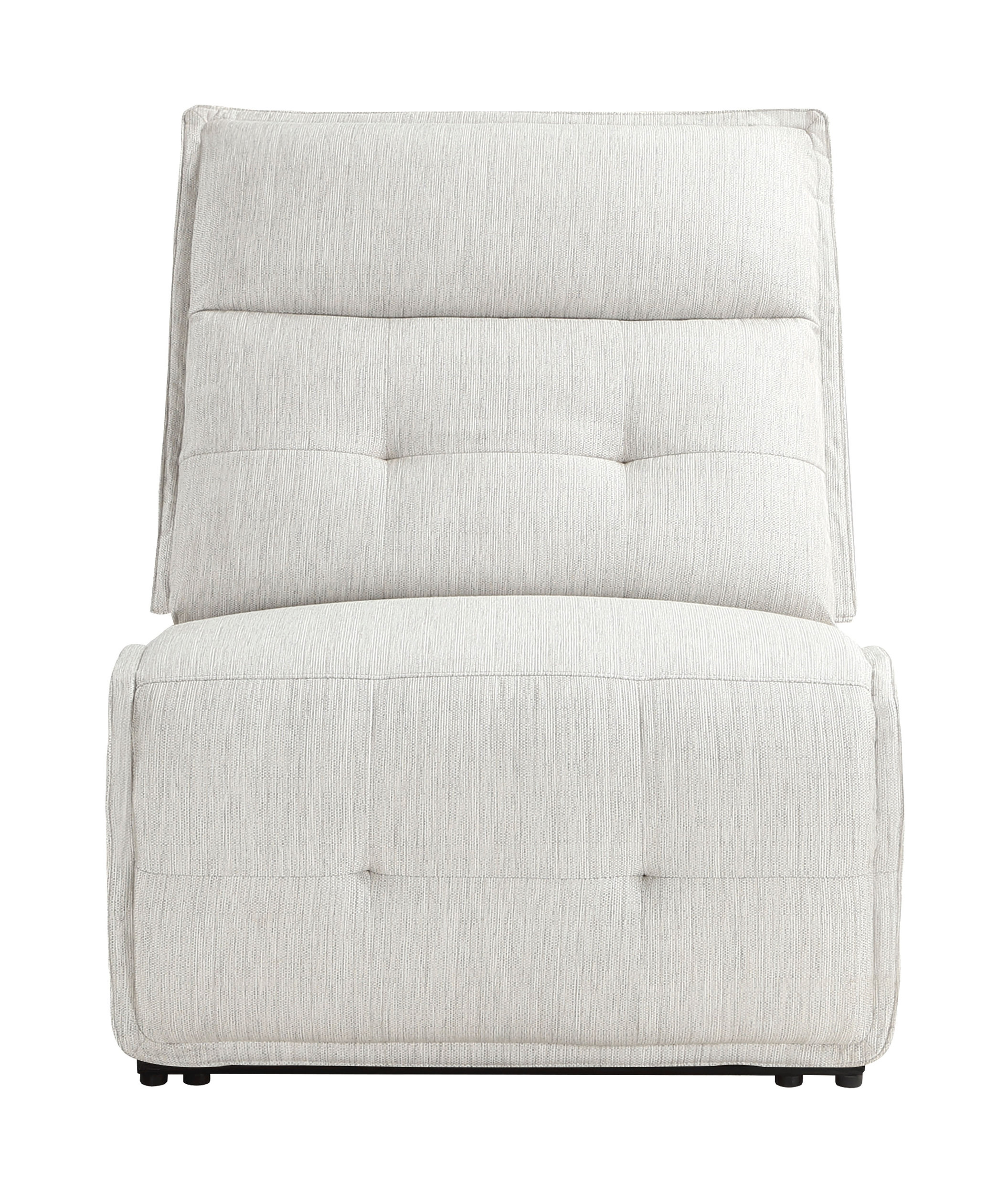Salida Polyester Power Double Reclining Modular Loveseat with Center Console & Power Headrests