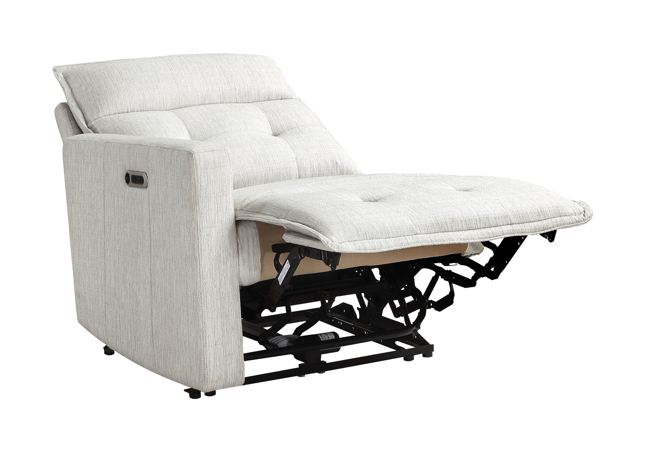 Salida Polyester Power Double Reclining Modular Living Room Set