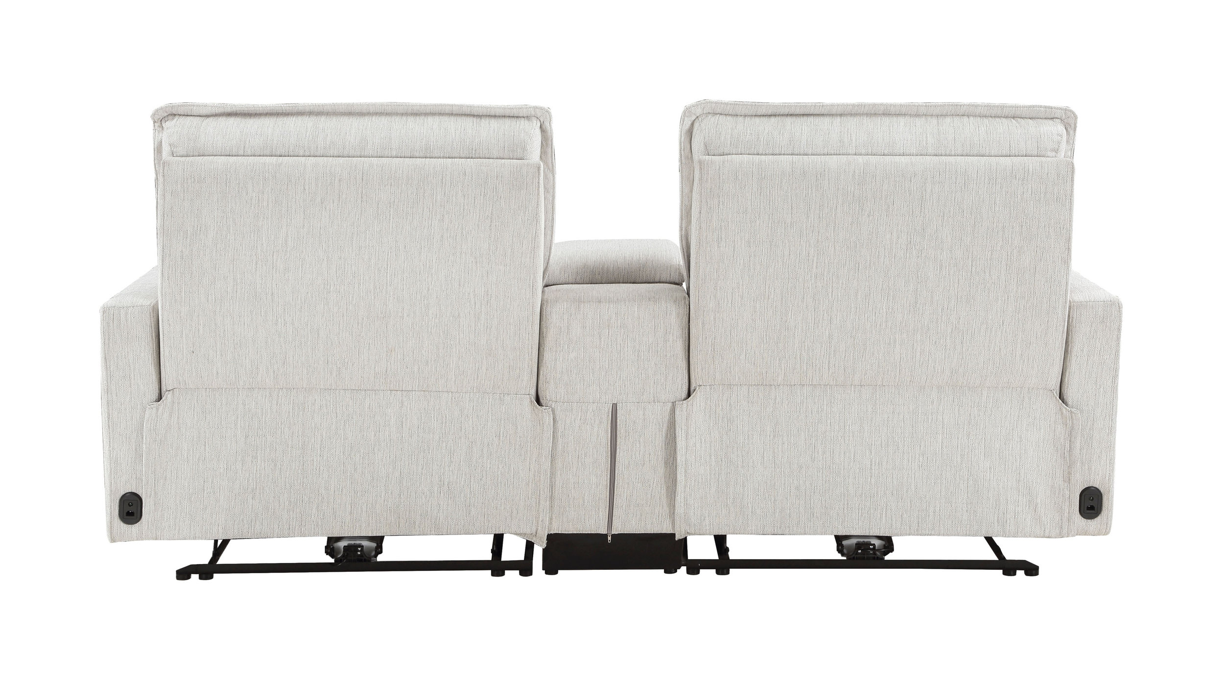 Salida Polyester Power Double Reclining Modular Living Room Set