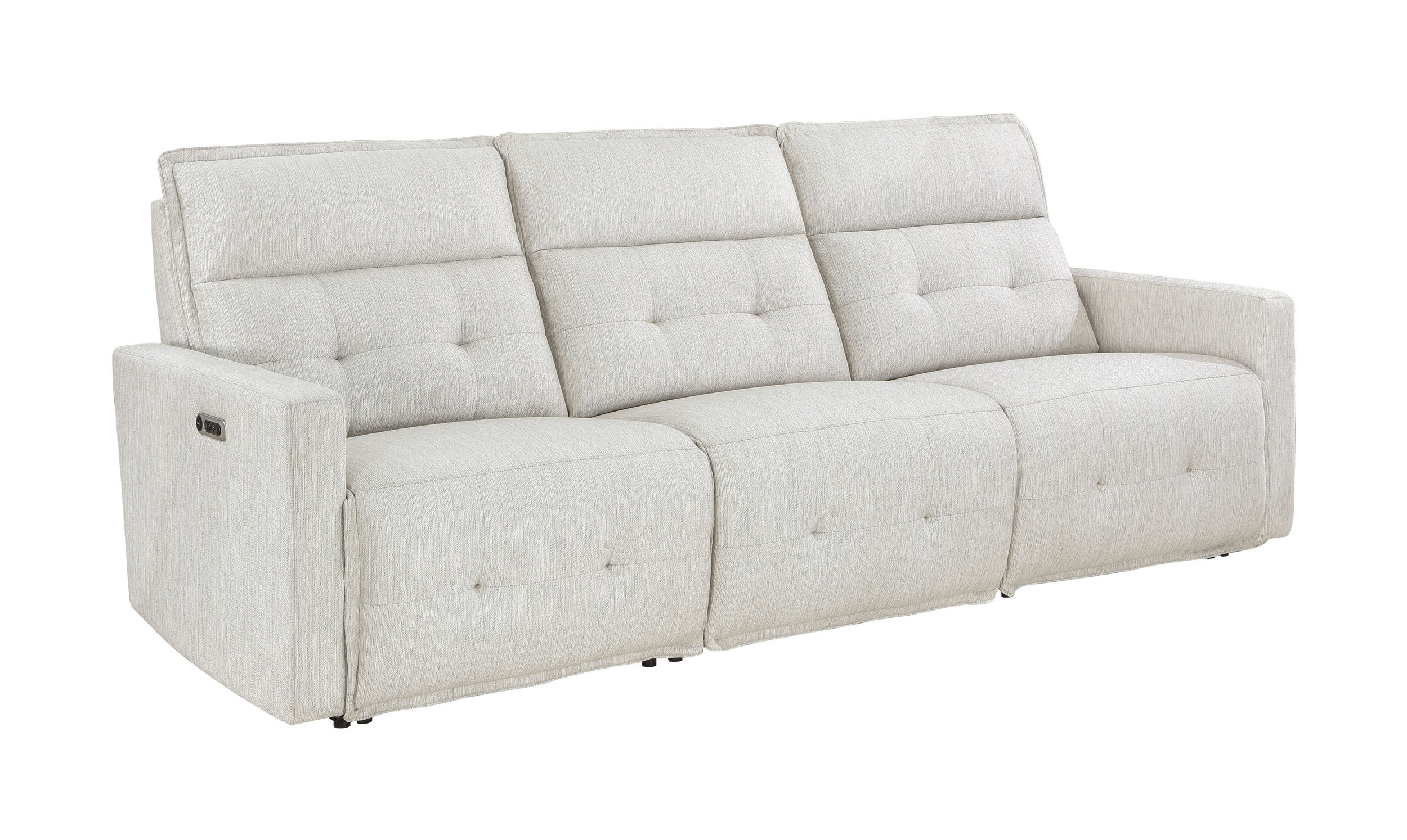 Salida Polyester Power Double Reclining Modular Living Room Set