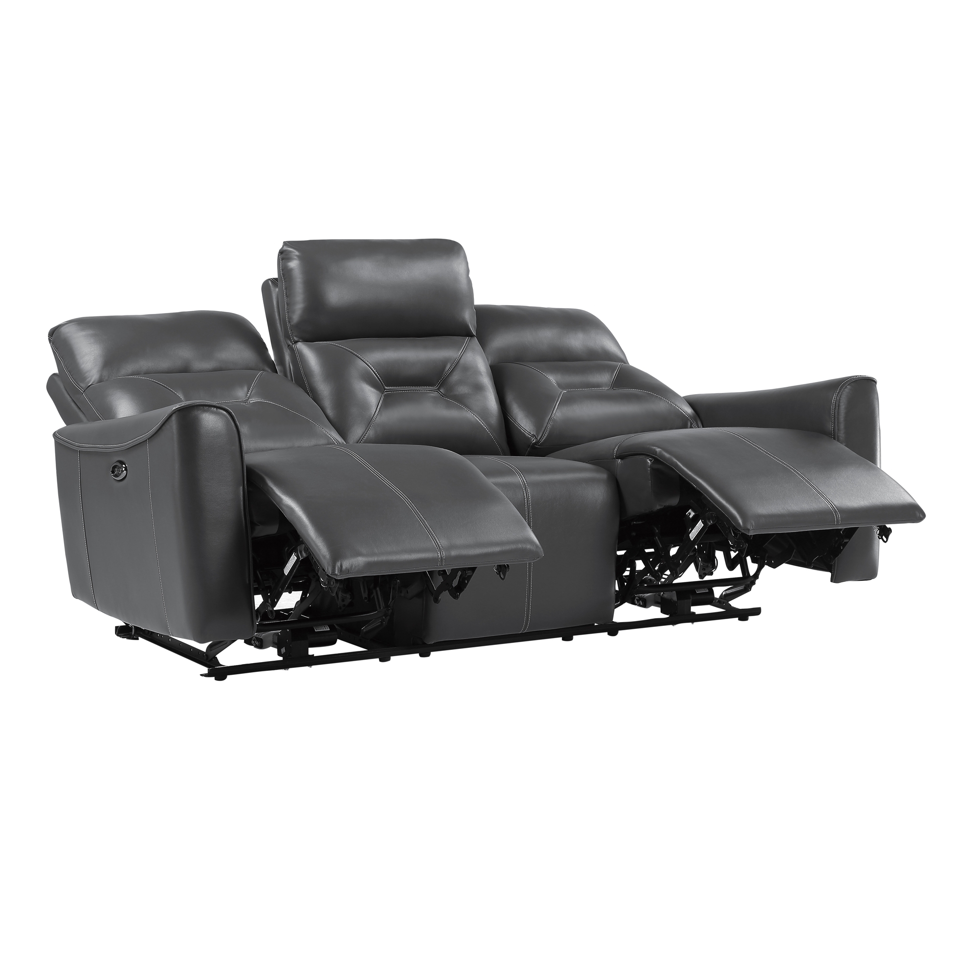 Burwell Leatherette Reclining Living Room Set
