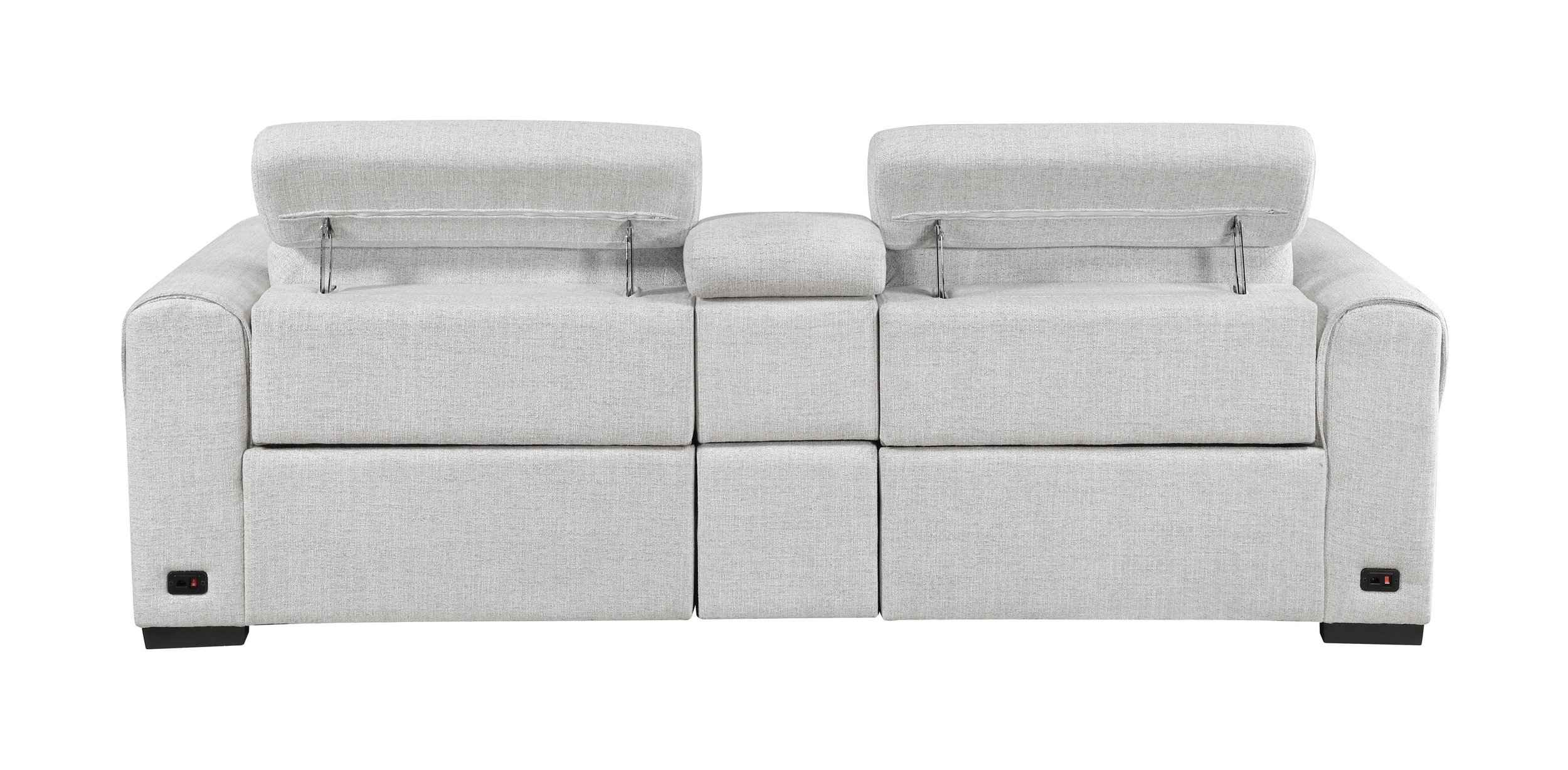 McPherson Chenille Power Double Reclining Modular Living Room Set