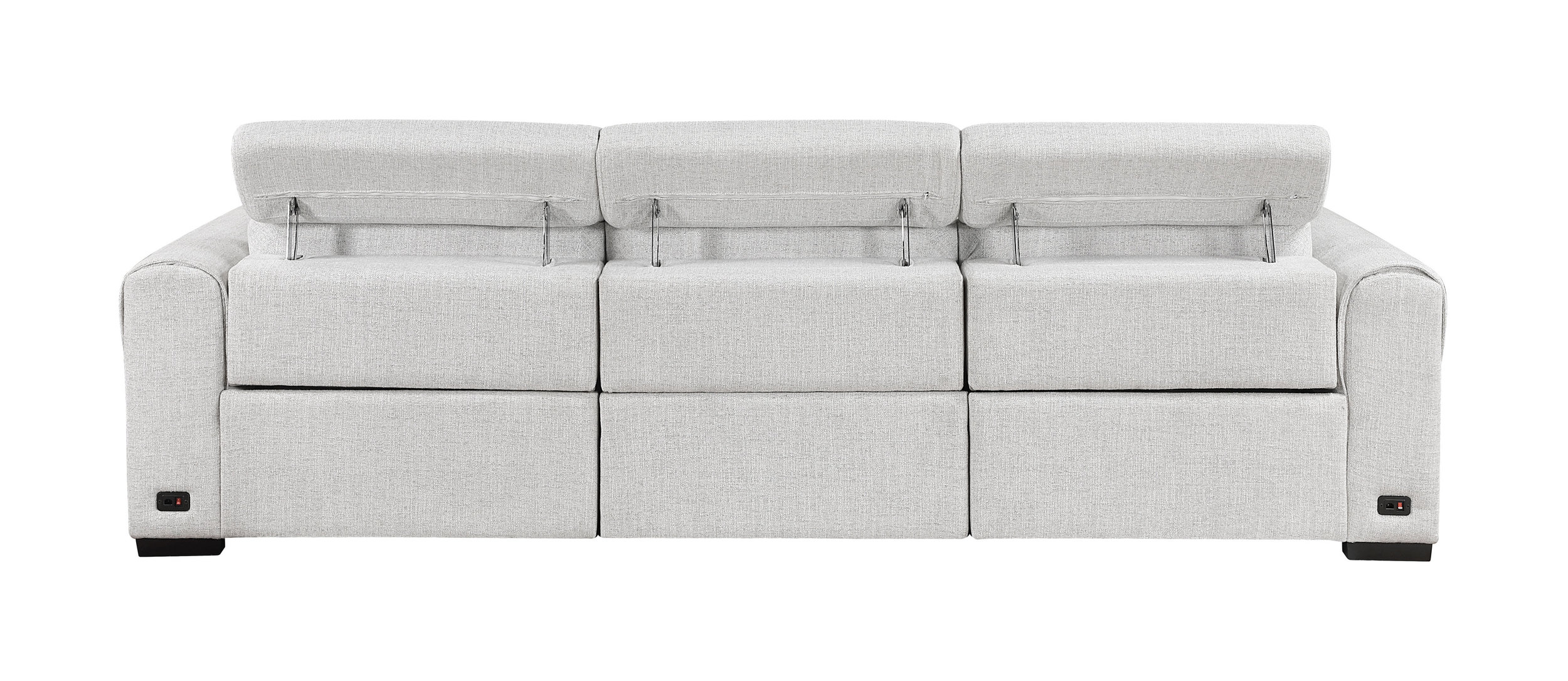McPherson Chenille Power Double Reclining Modular Living Room Set