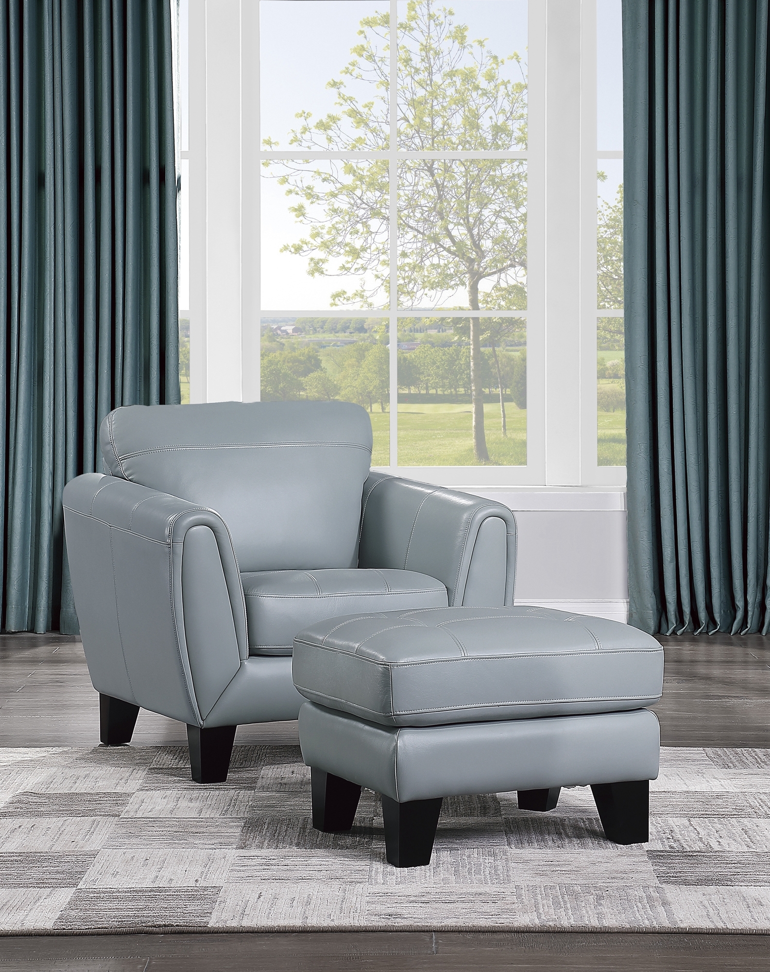 Spivey Leather/Leatherette Living Room Set