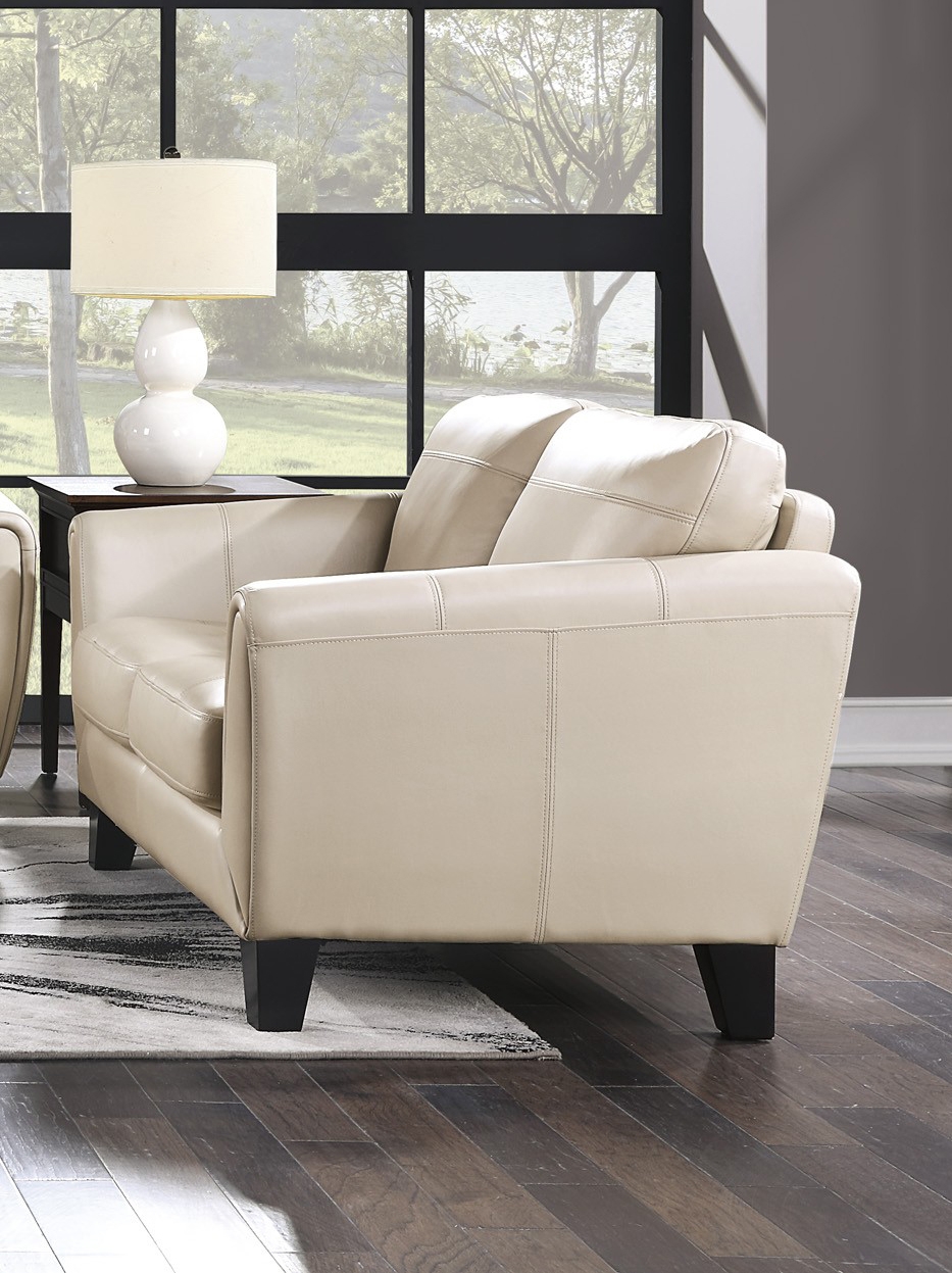 Spivey Leather/Leatherette Loveseat