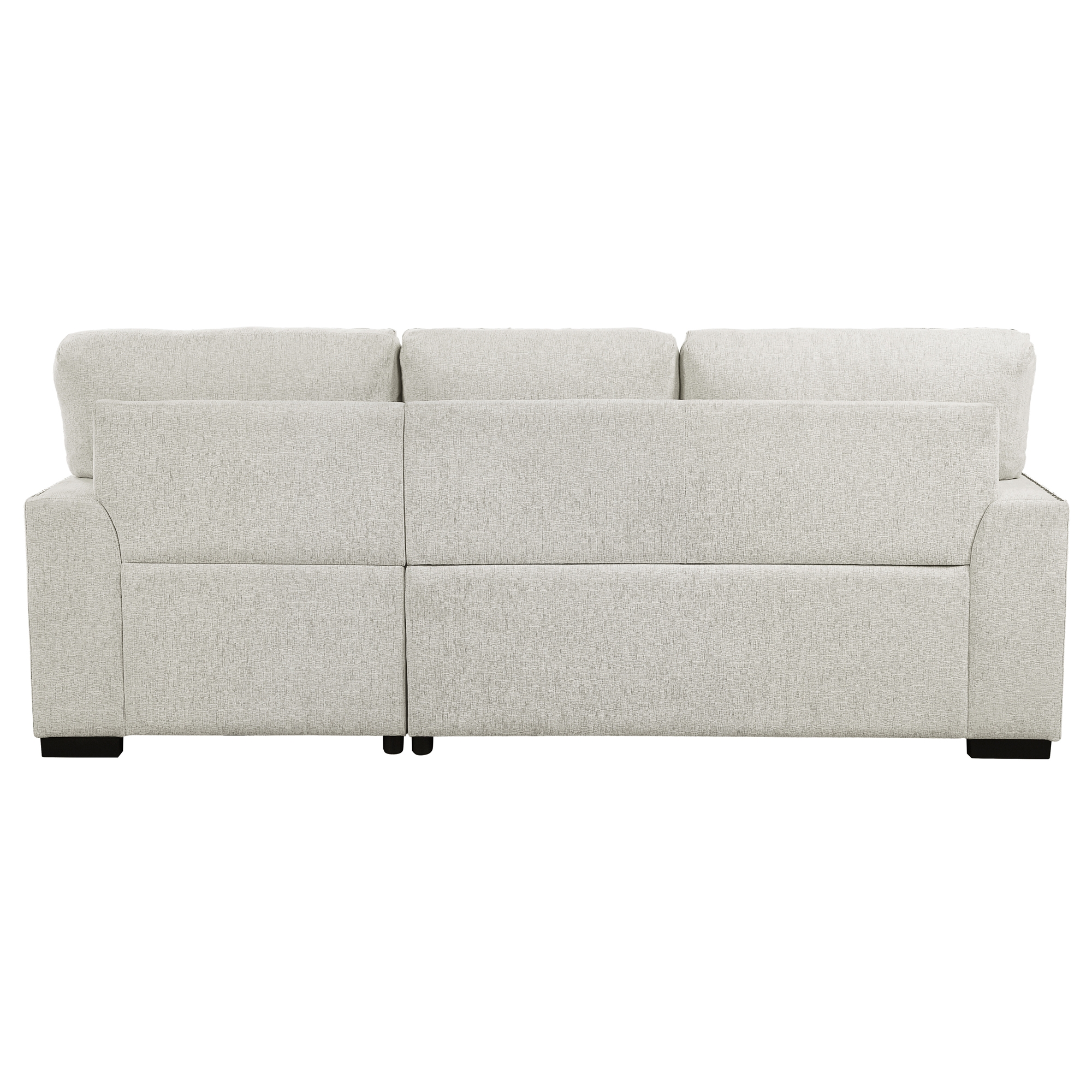 Morelia Fabric Sectional with Pull-out Bed and Hidden Storage, Right Chaise Facing