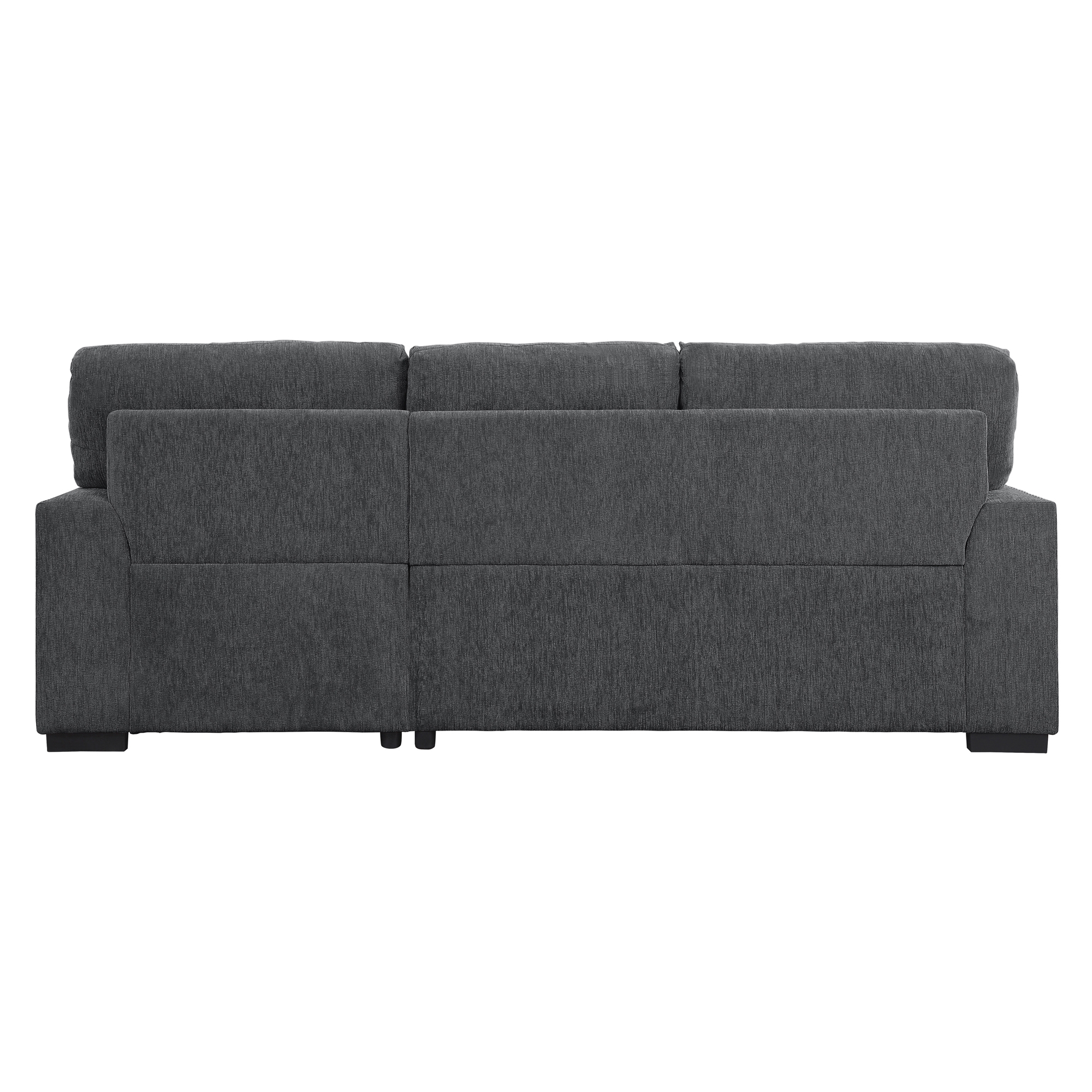 Morelia Fabric Sectional with Pull-out Bed and Hidden Storage, Right Chaise Facing