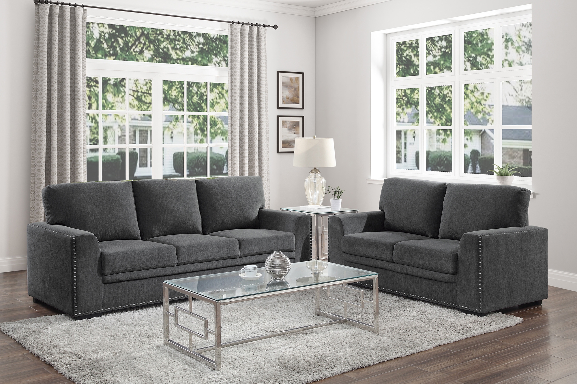 Morelia Fabric Living Room Set