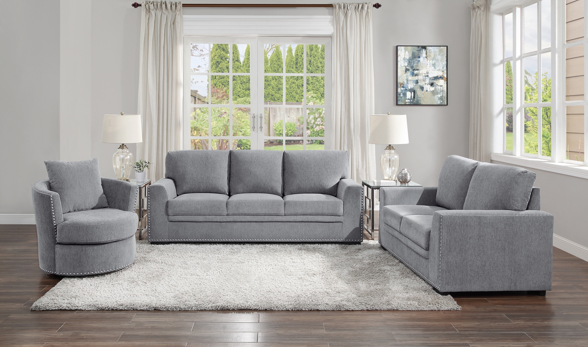 Morelia Fabric Living Room Set