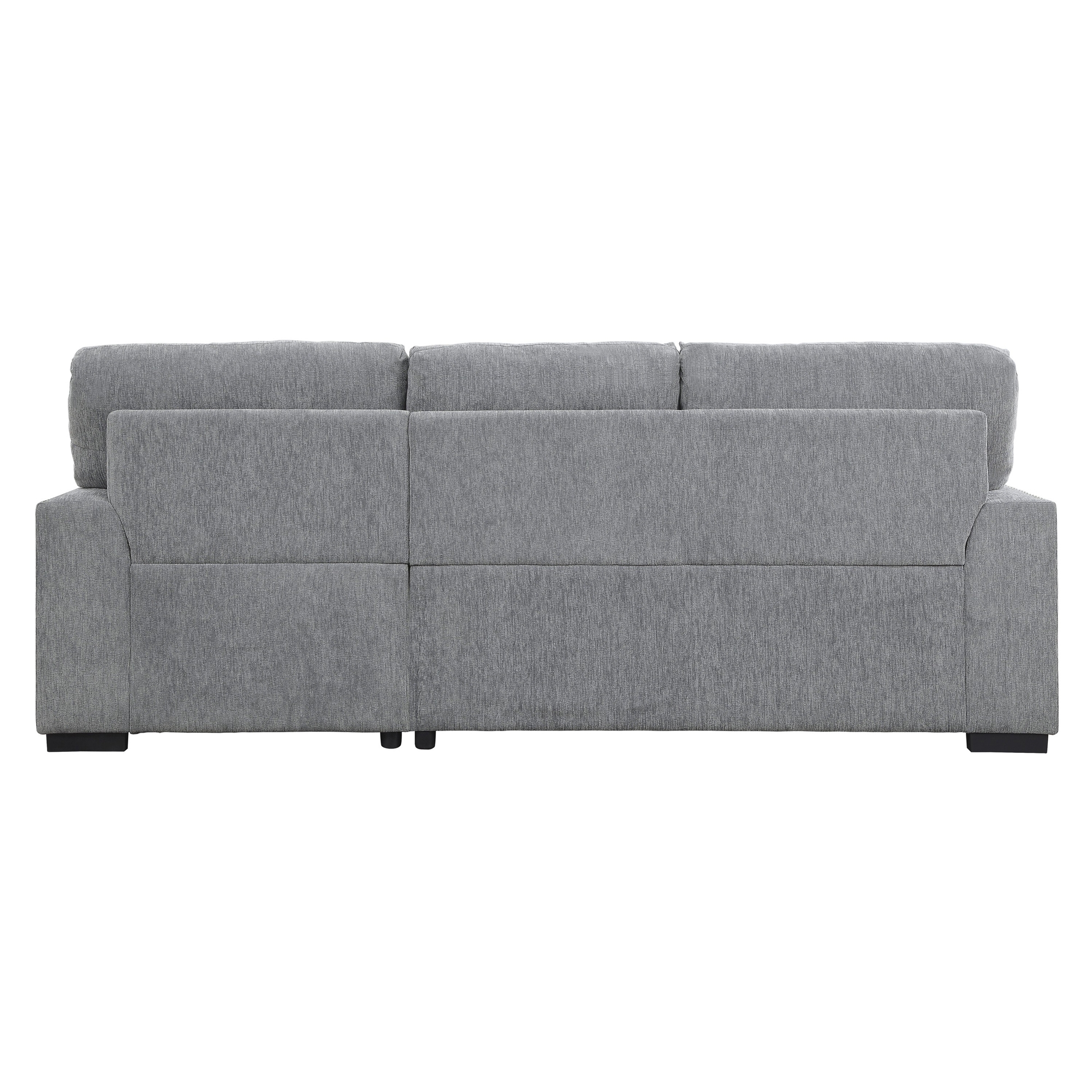 Morelia Fabric Sectional with Pull-out Bed and Hidden Storage, Right Chaise Facing