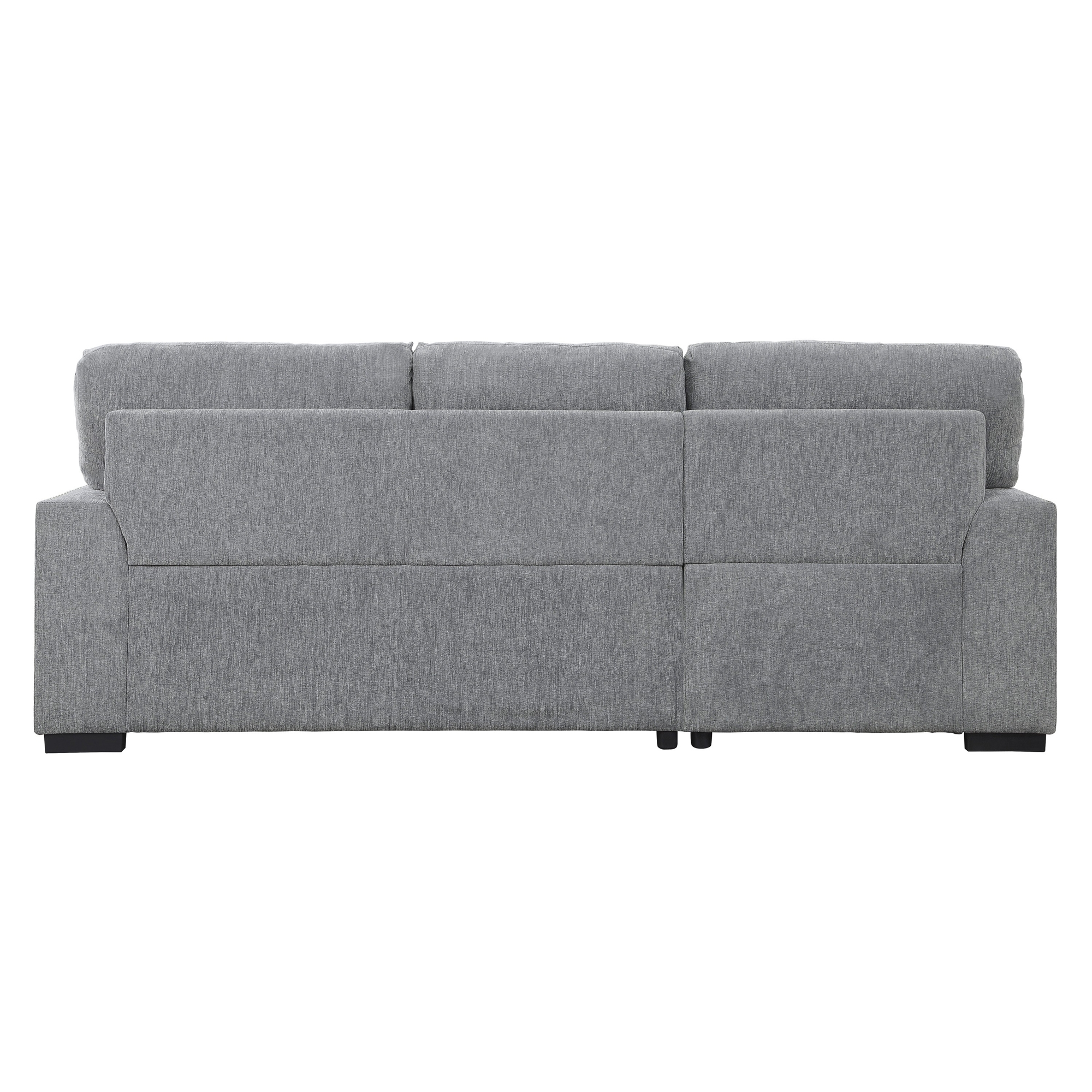 Morelia Fabric Sectional with Pull-out Bed and Hidden Storage, Left Chaise Facing