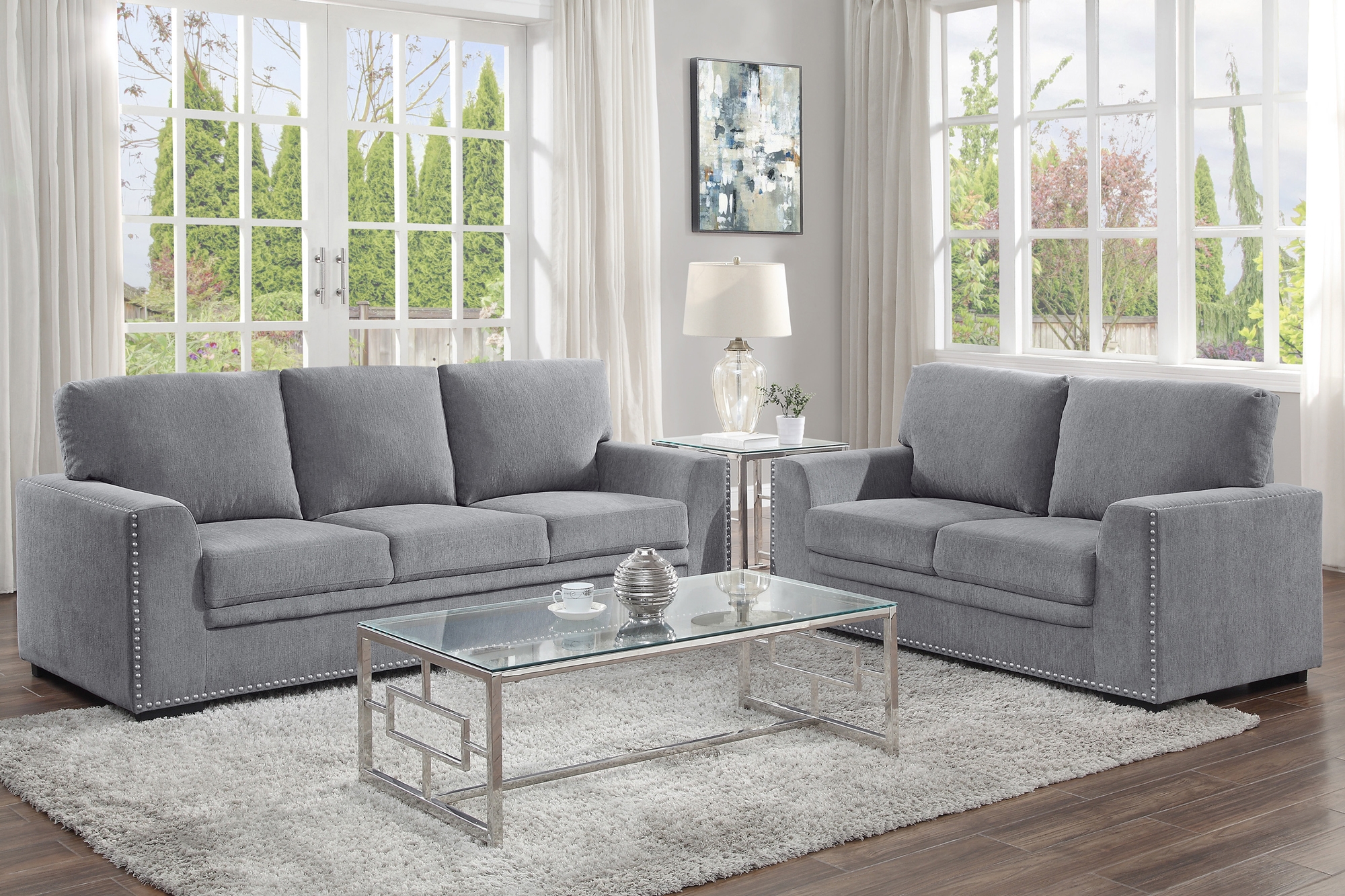 Morelia Fabric Living Room Set