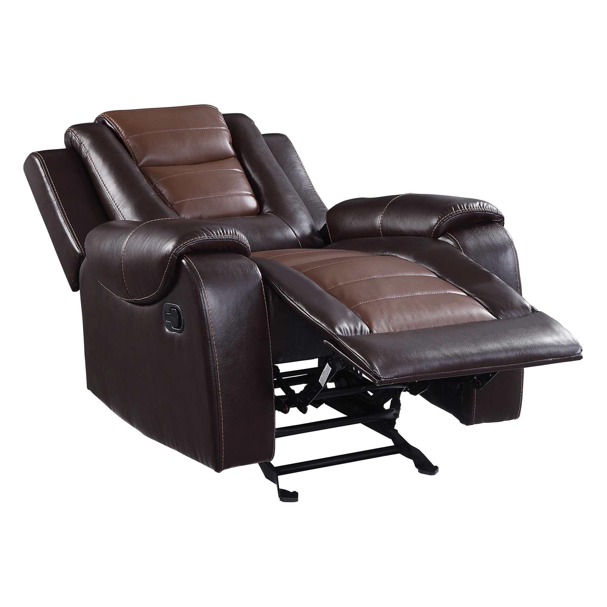 Briscoe Leatherette Glider Reclining Chair
