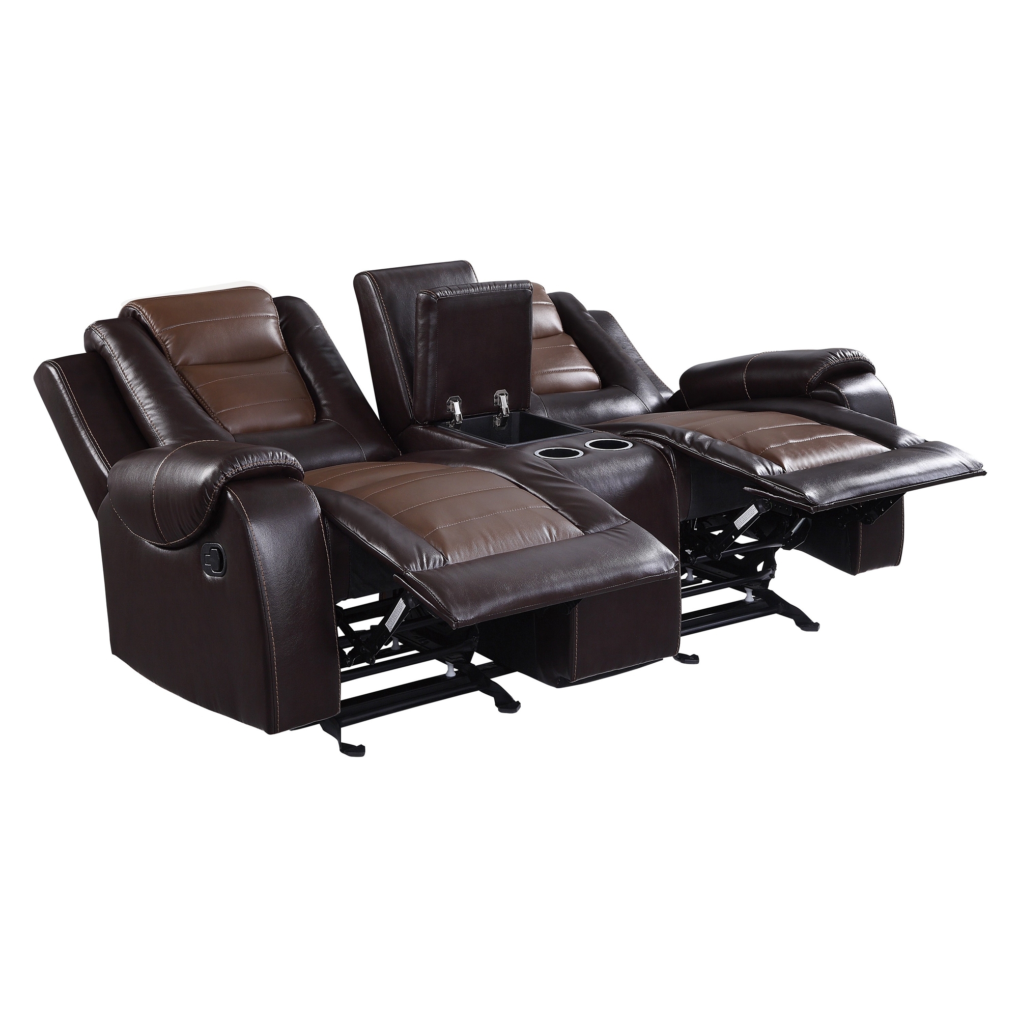 Briscoe Leatherette Reclining Living Room Set