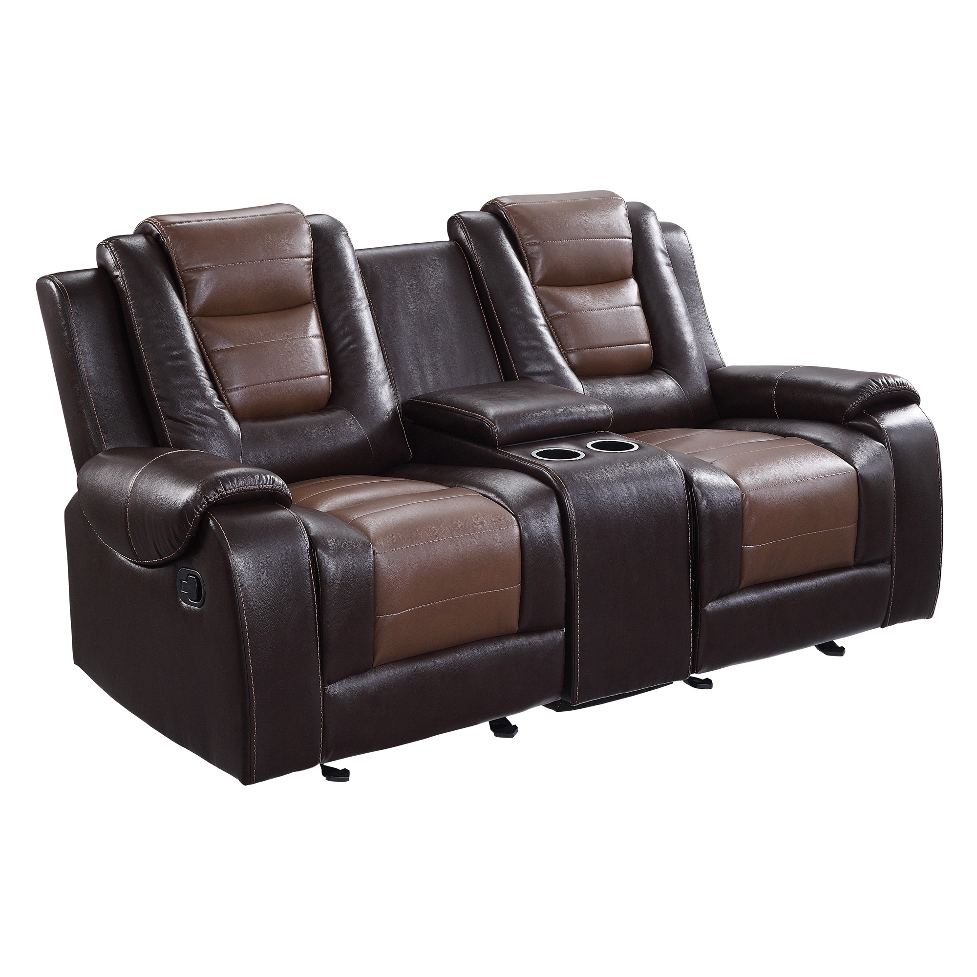 Briscoe Leatherette Reclining Living Room Set