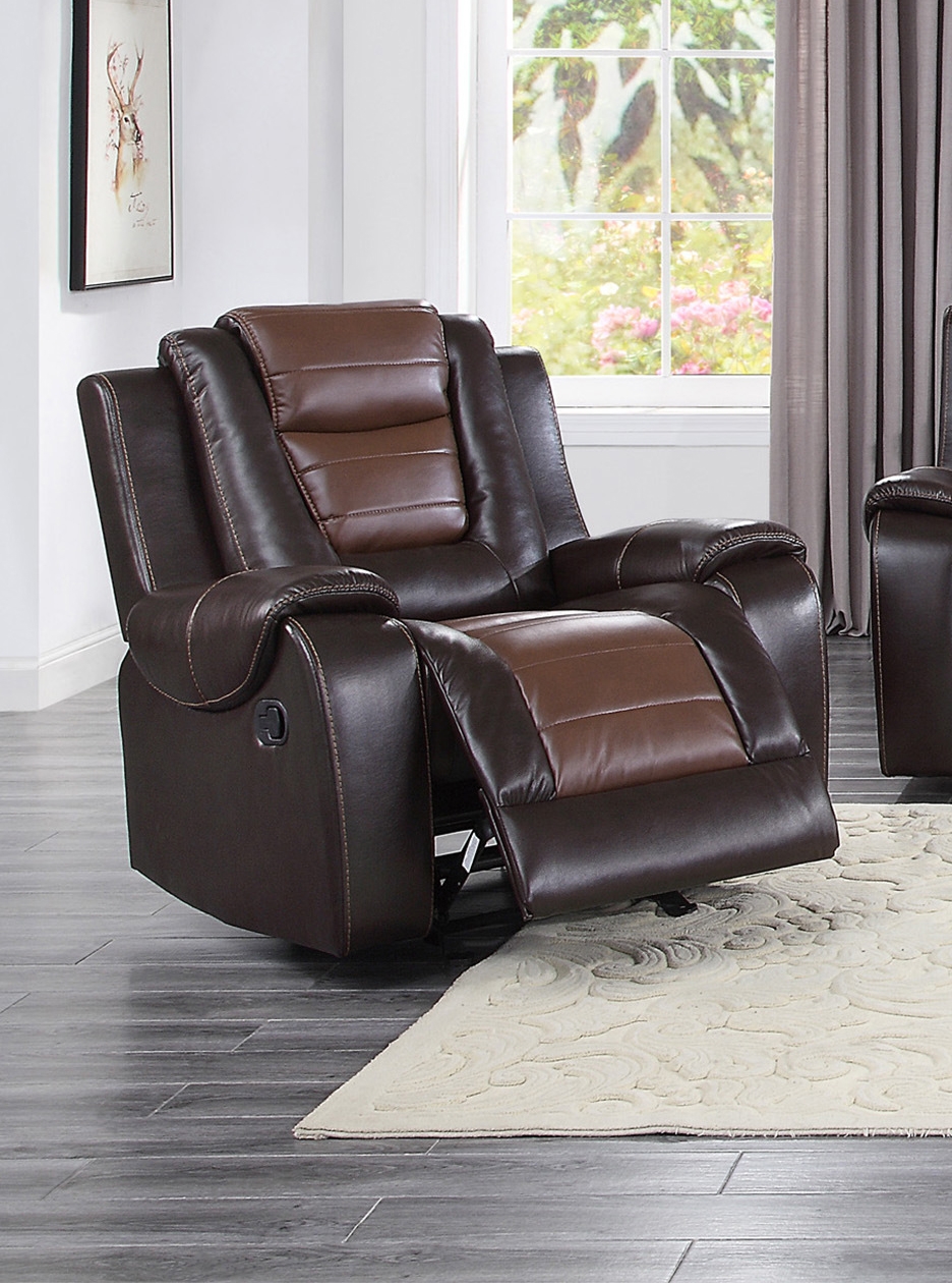 Briscoe Leatherette Glider Reclining Chair