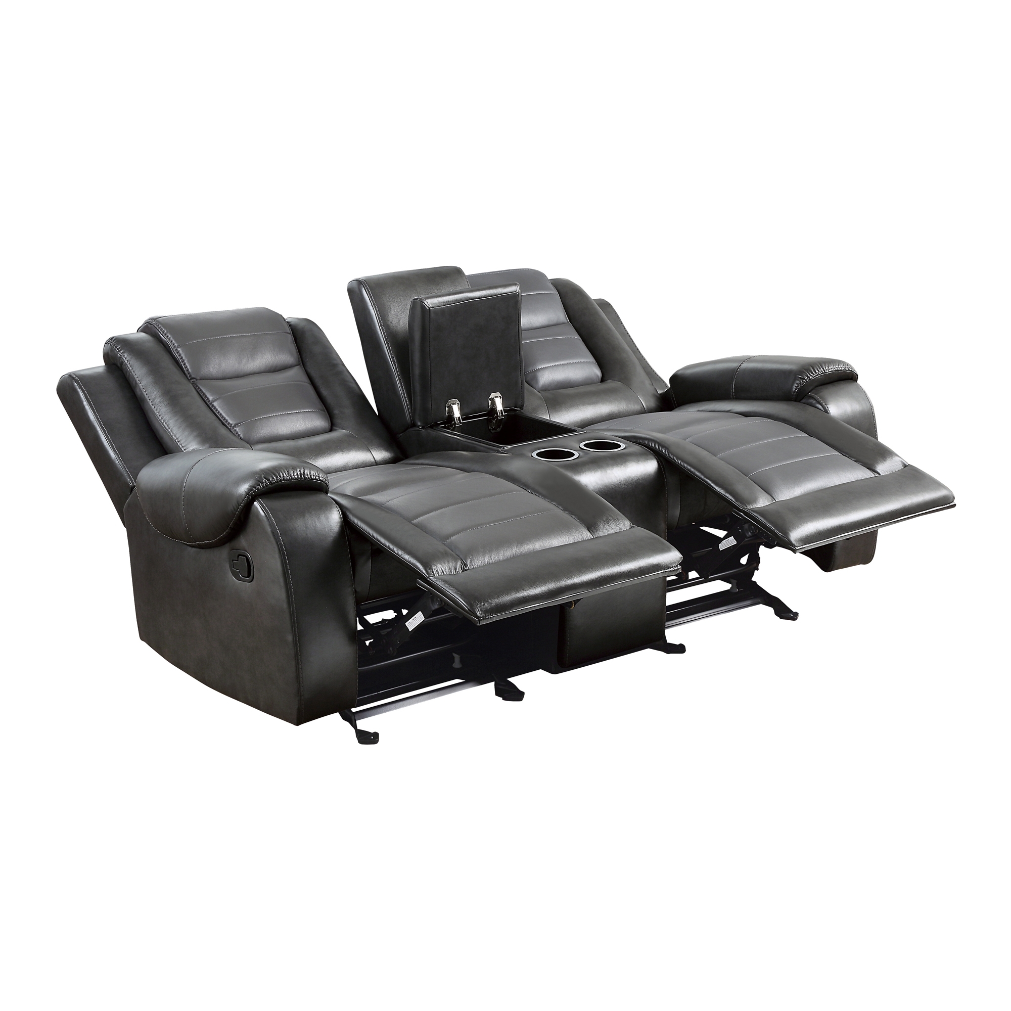 Briscoe Leatherette Reclining Living Room Set