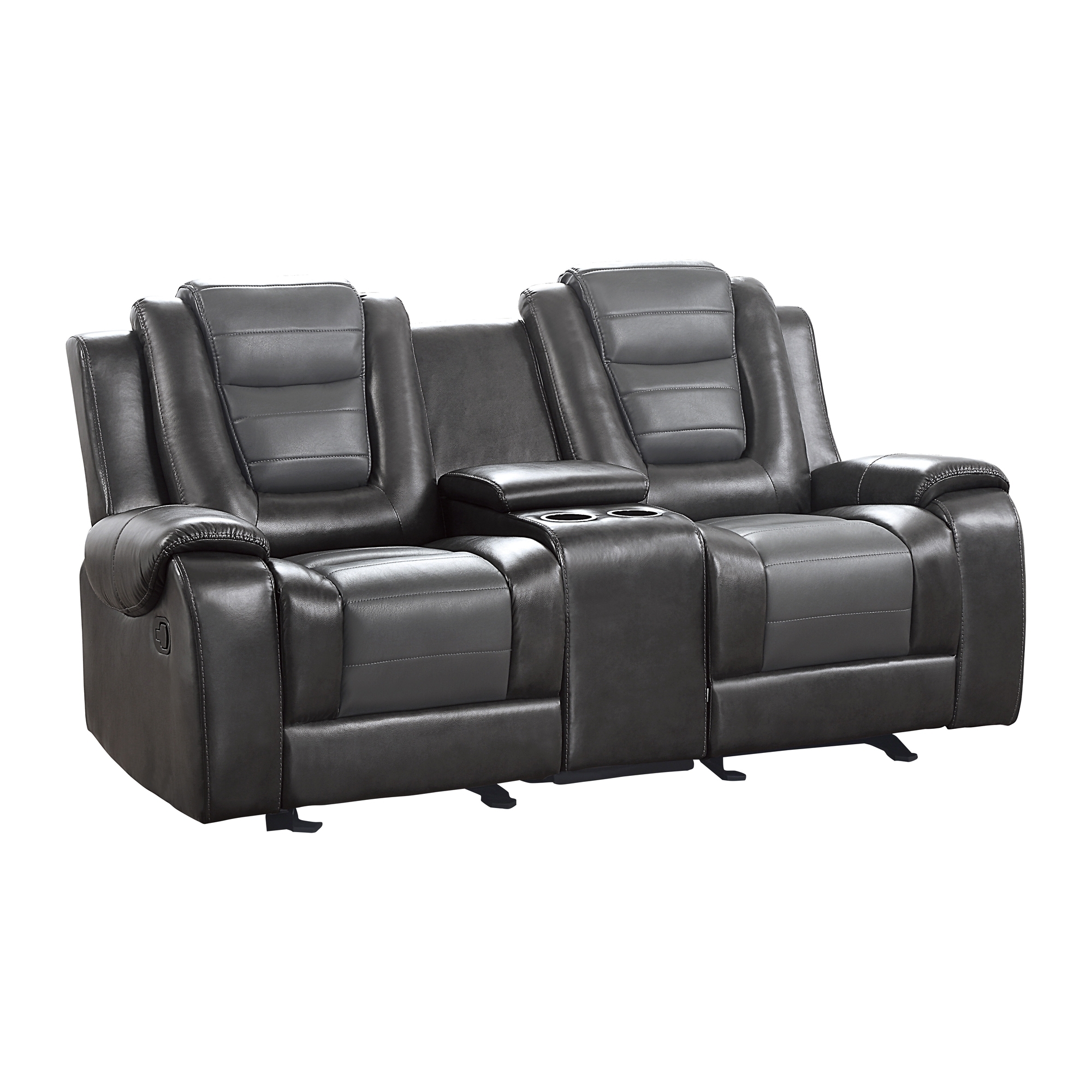 Briscoe Leatherette Reclining Living Room Set
