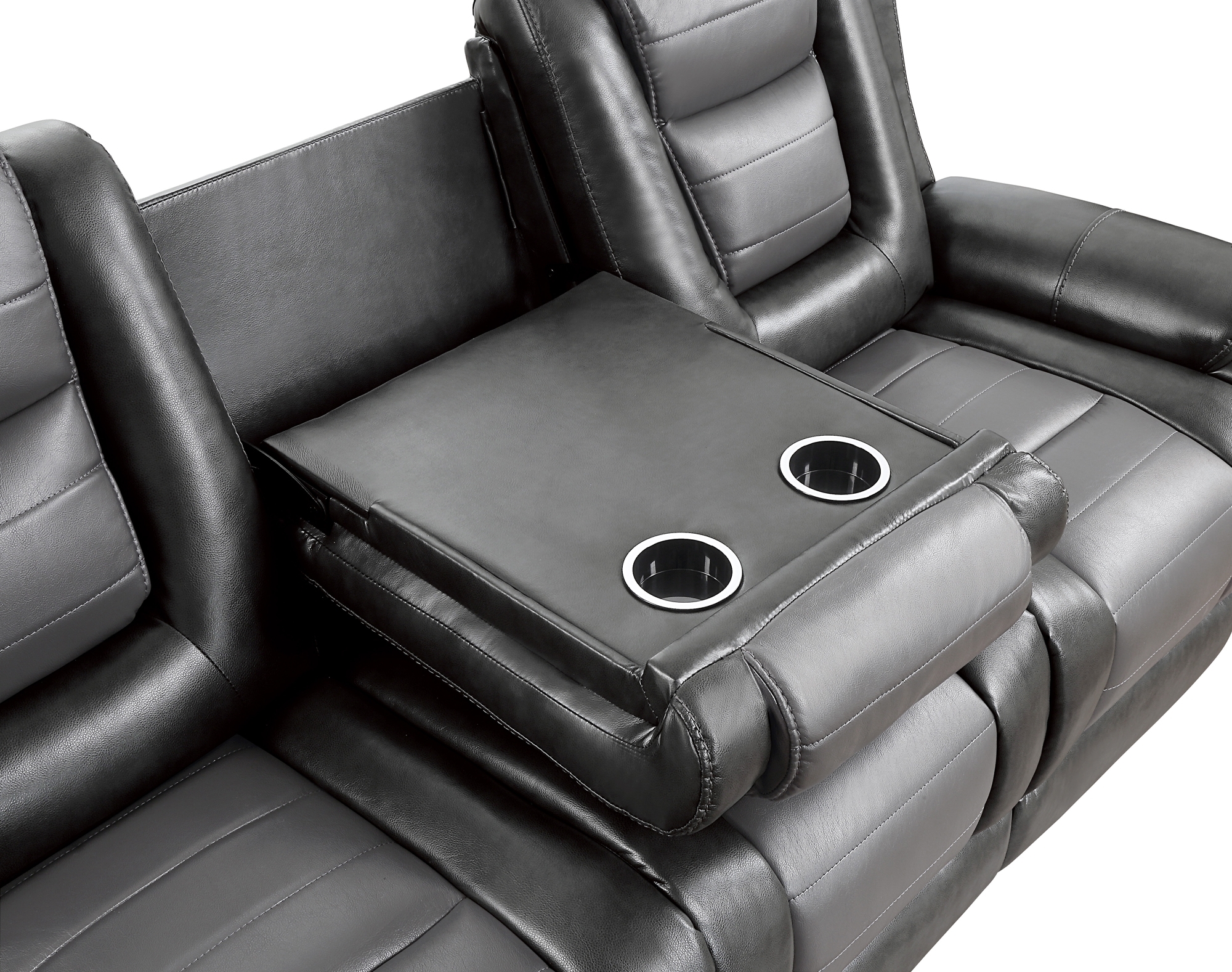 Briscoe Leatherette Reclining Living Room Set