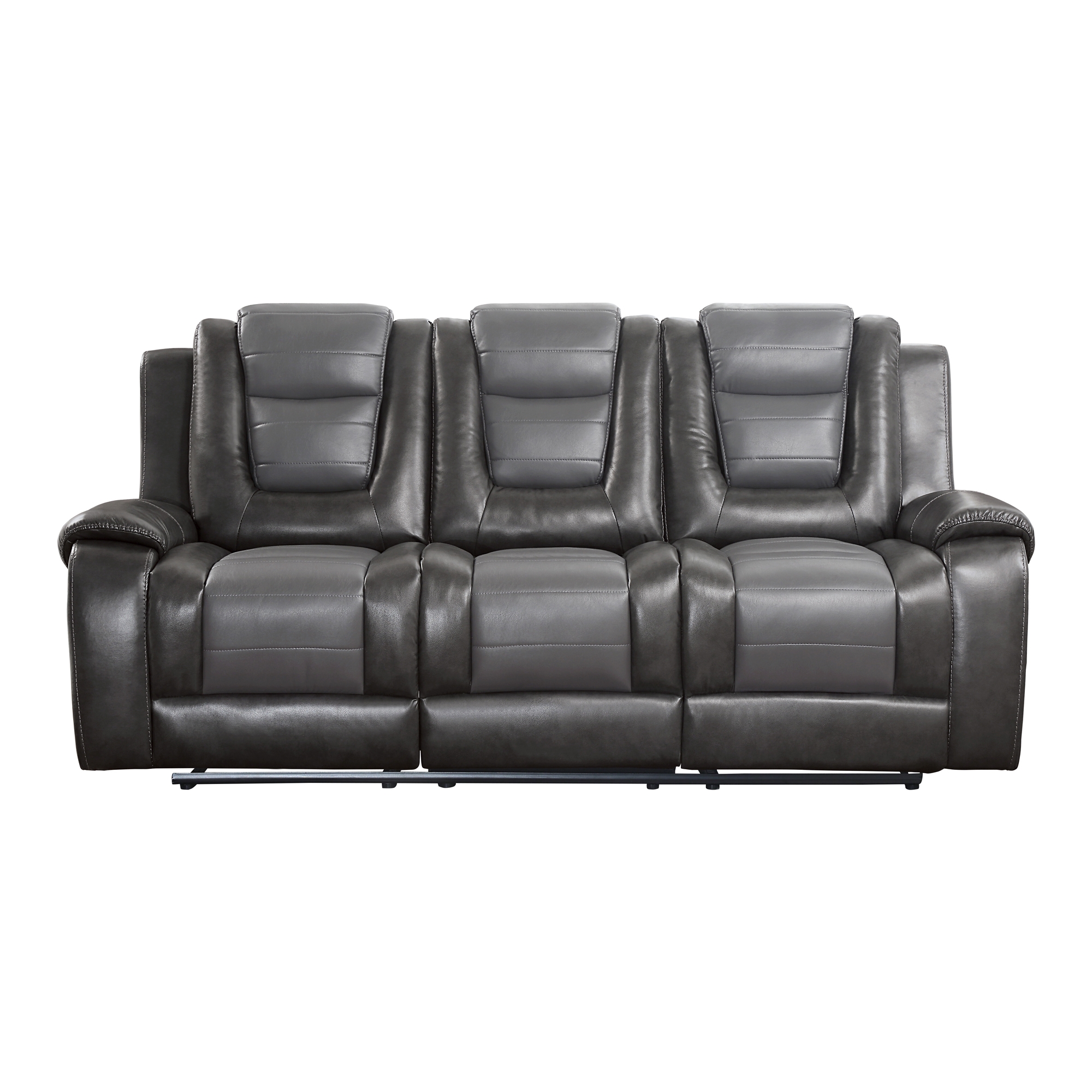 Briscoe Leatherette Double Reclining Sofa