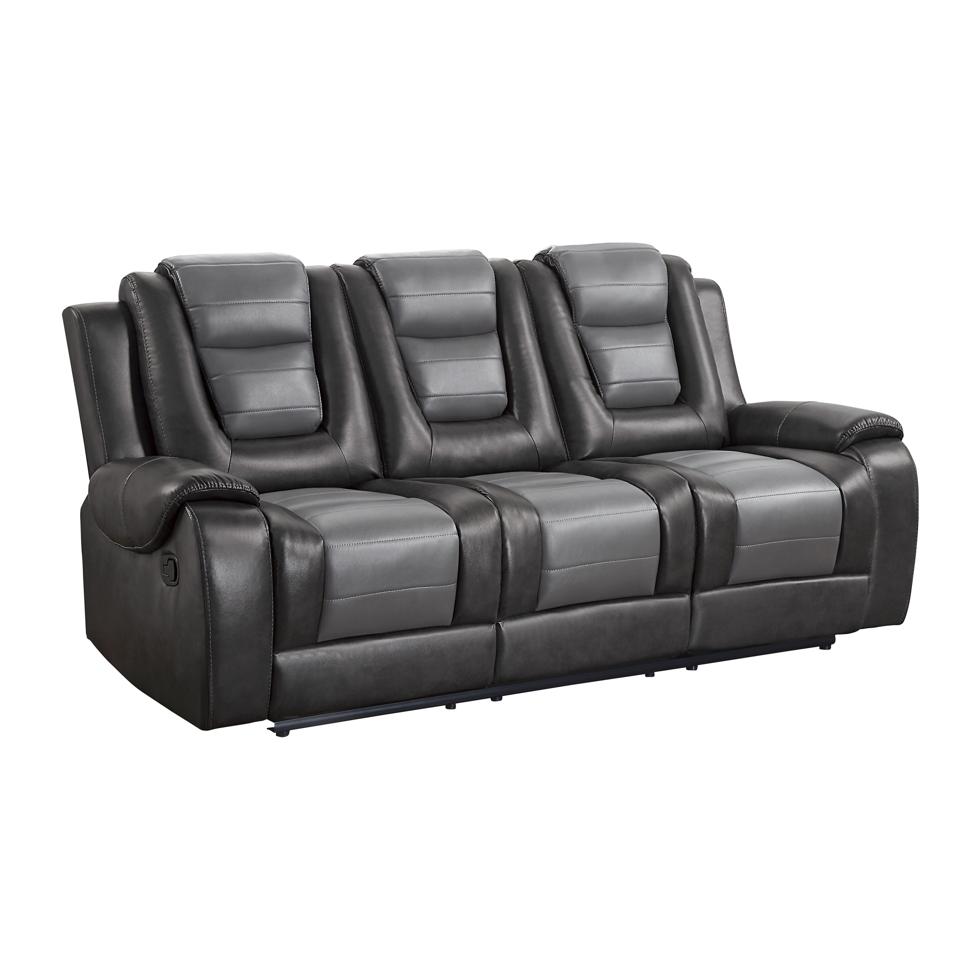 Briscoe Leatherette Double Reclining Sofa