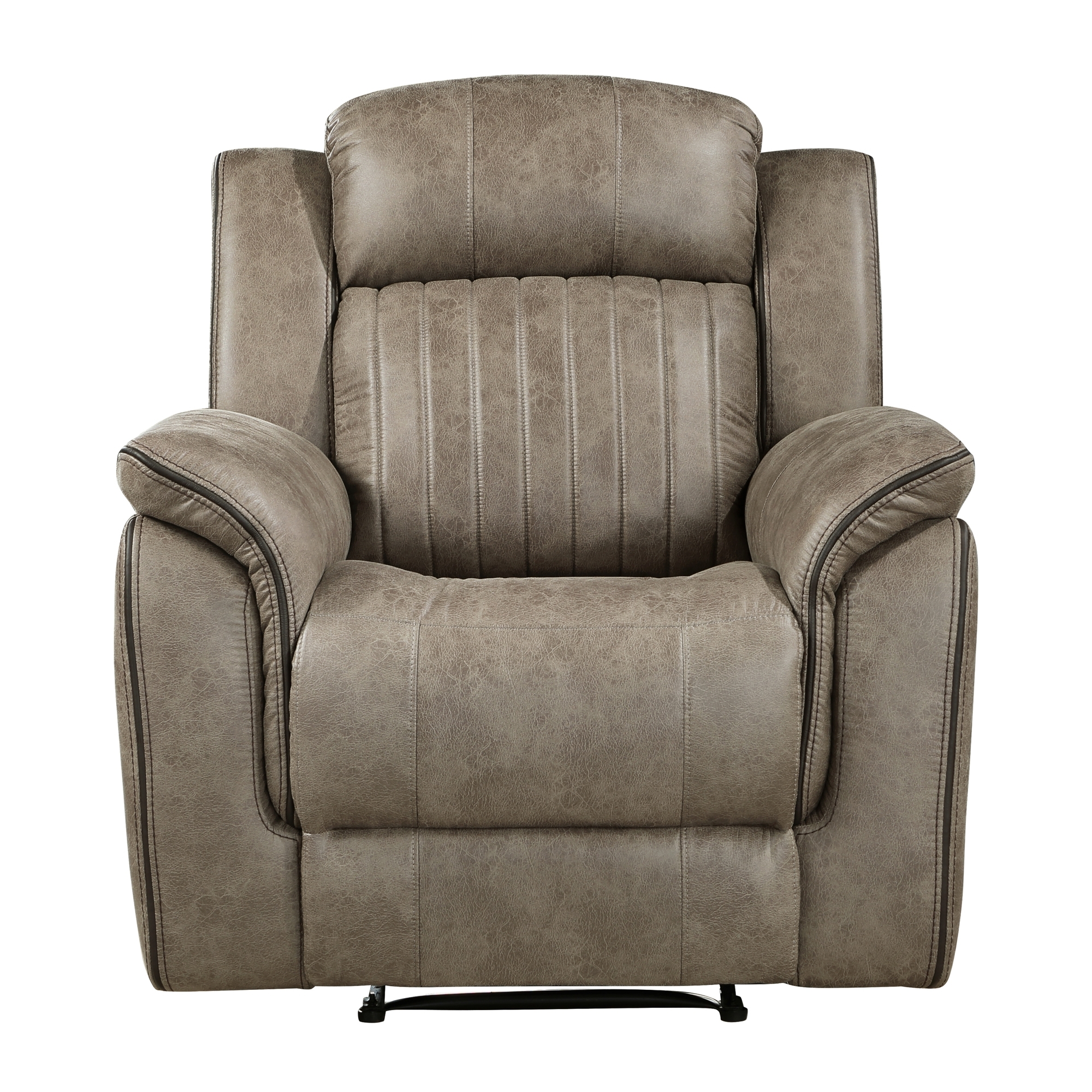Centeroak Microfiber Reclining Living Room Set
