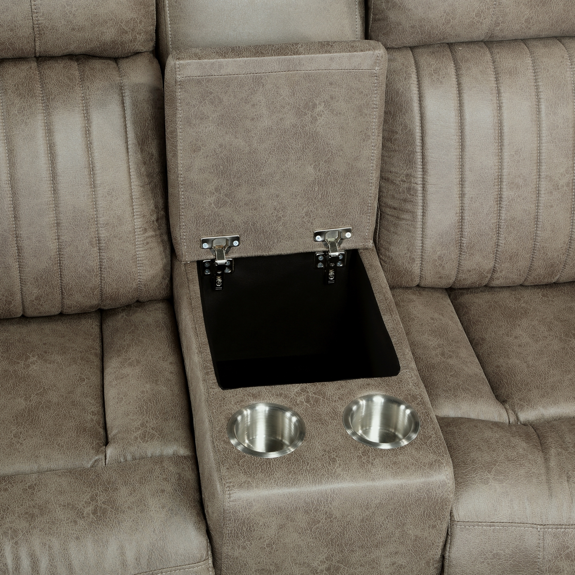 Centeroak Microfiber Reclining Living Room Set