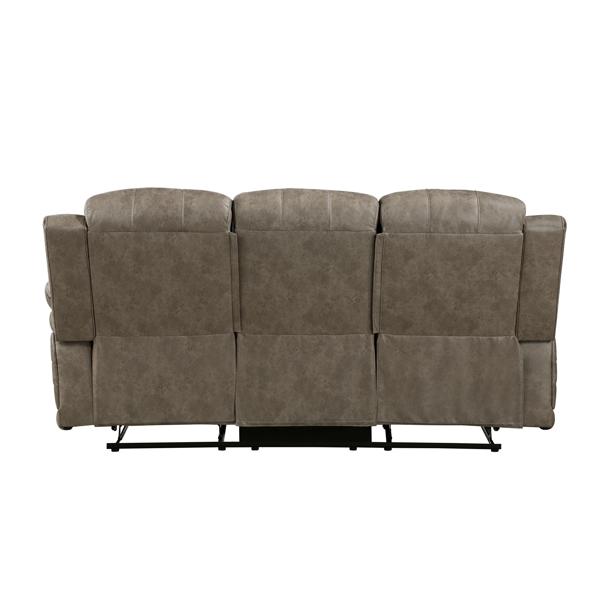 Centeroak Microfiber Reclining Living Room Set