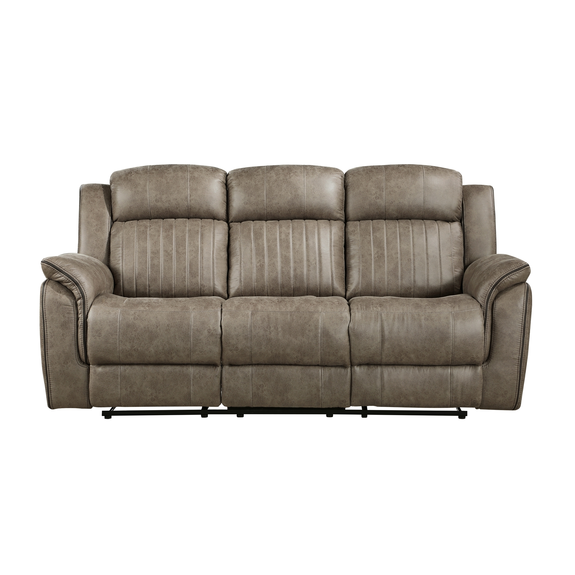 Centeroak Microfiber Reclining Living Room Set
