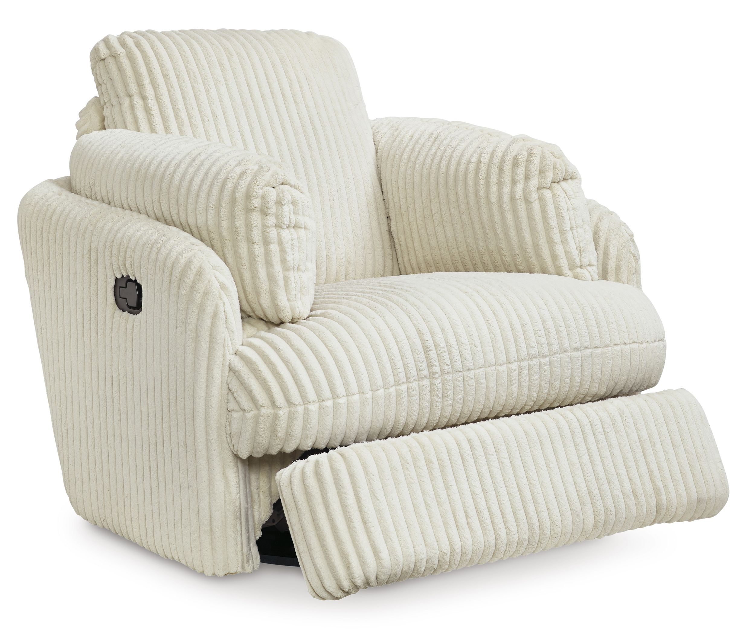 Tie-Breaker Polyester Swivel Glider Recliner