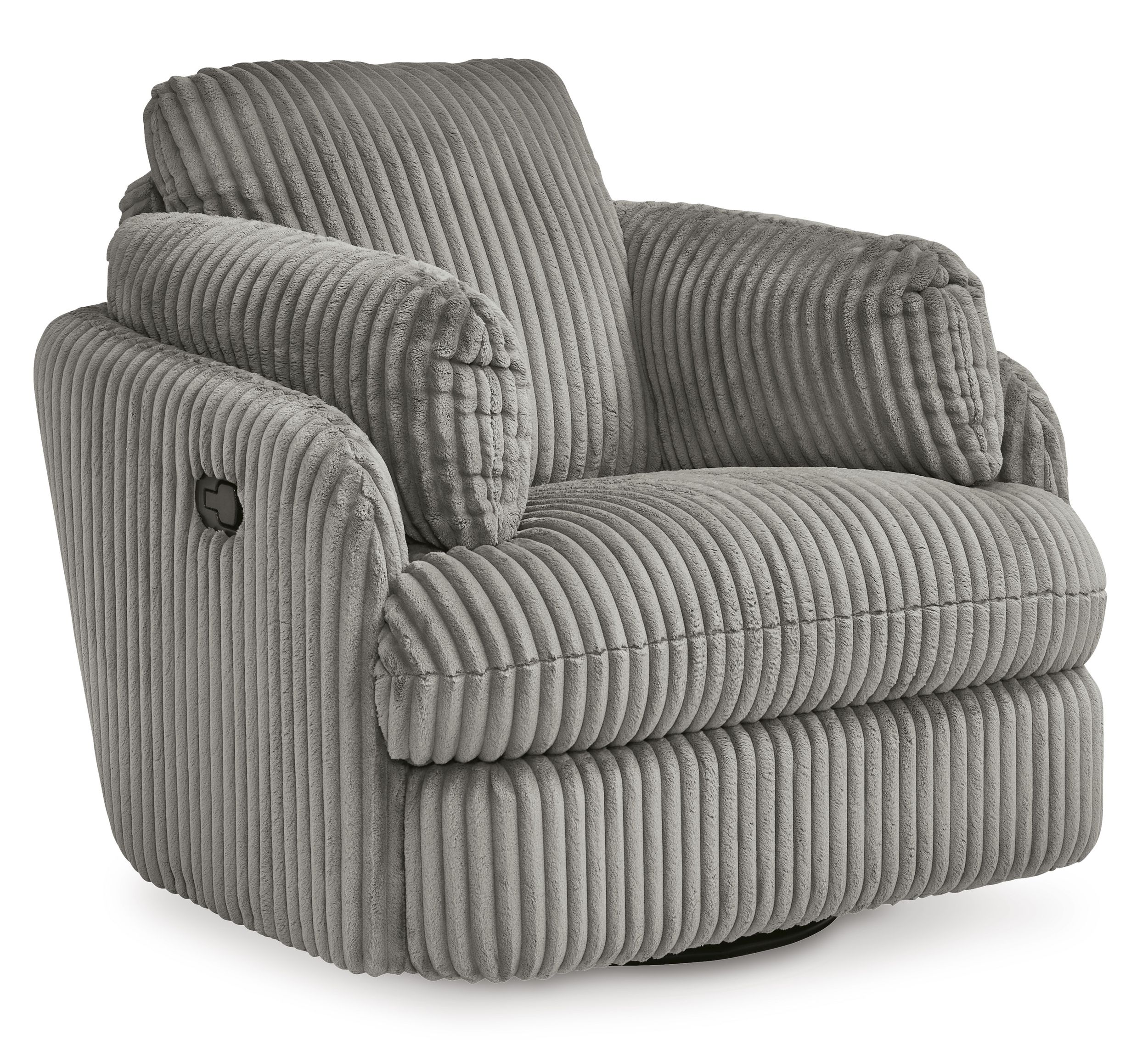 Tie-Breaker Polyester Swivel Glider Recliner
