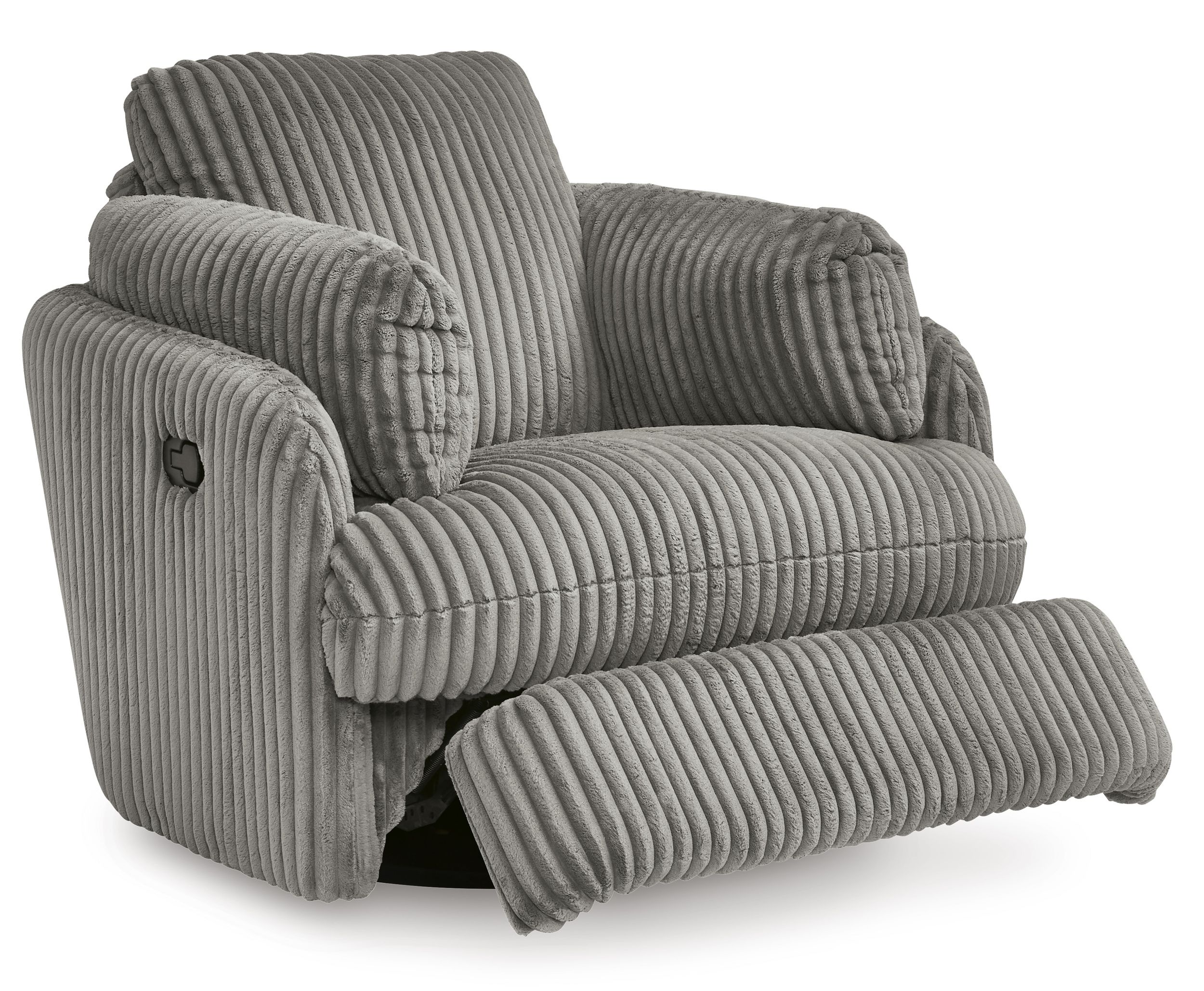 Tie-Breaker Polyester Swivel Glider Recliner