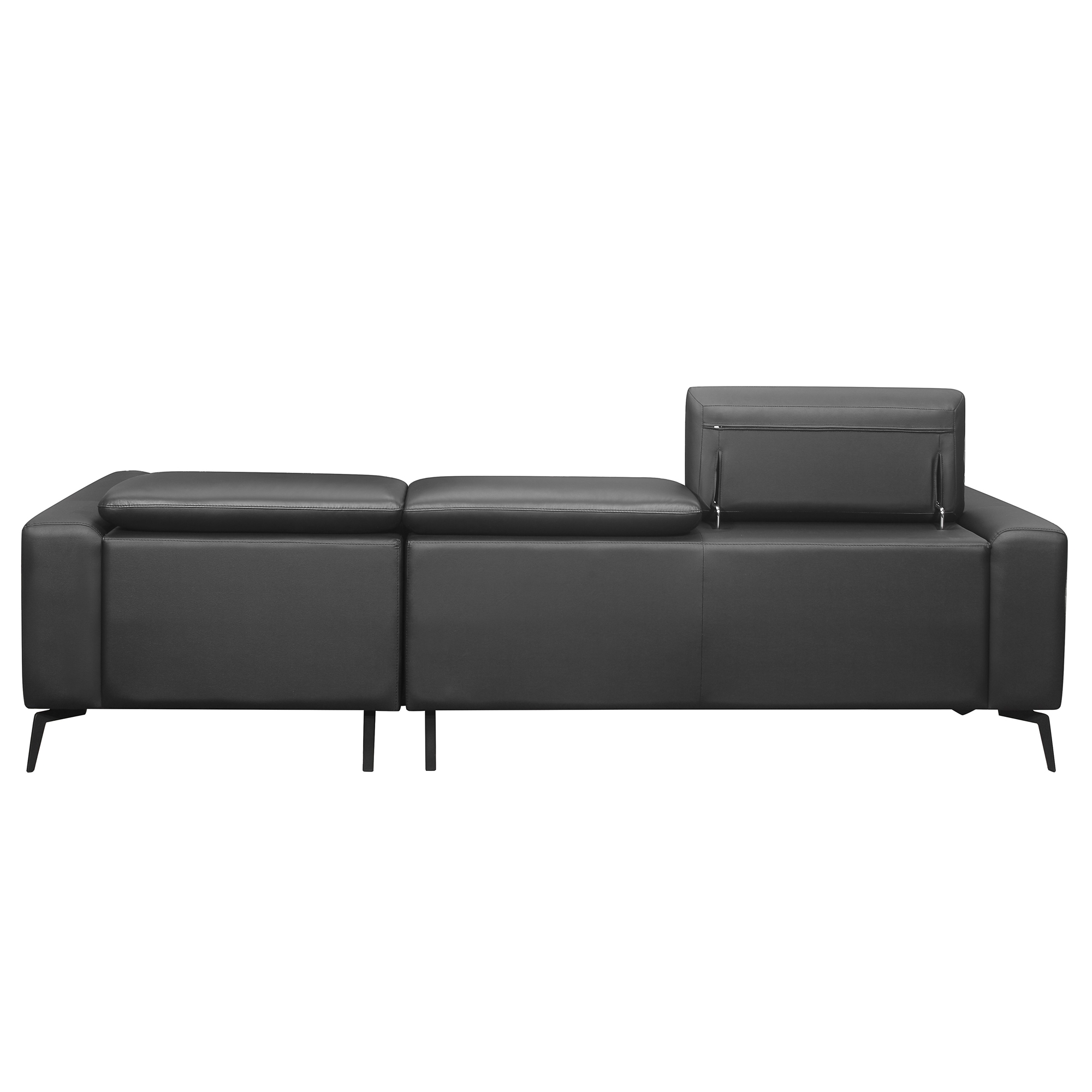 Argonne Leather/Leatherette Sectional, Right Chaise Facing