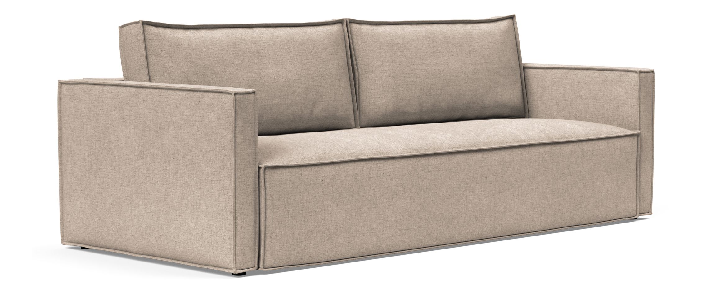 Newilla Storage Sofa Bed w/ Slim Arm Rests - Thumbnail 2