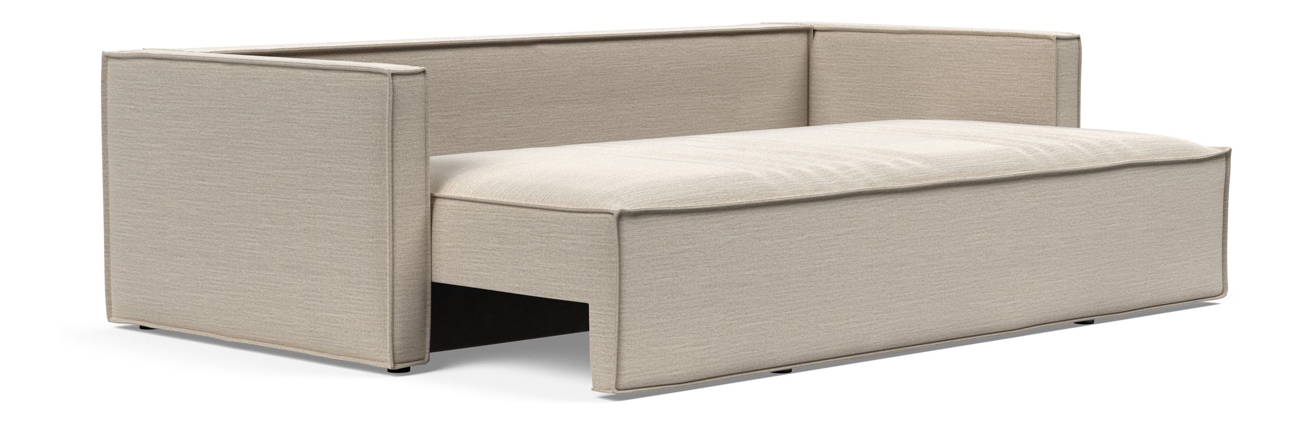 Newilla Storage Sofa Bed w/ Slim Arm Rests