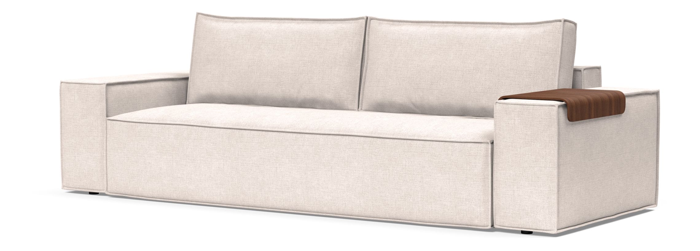 Newilla Storage Sofa Bed w/ Wide Arm Rests