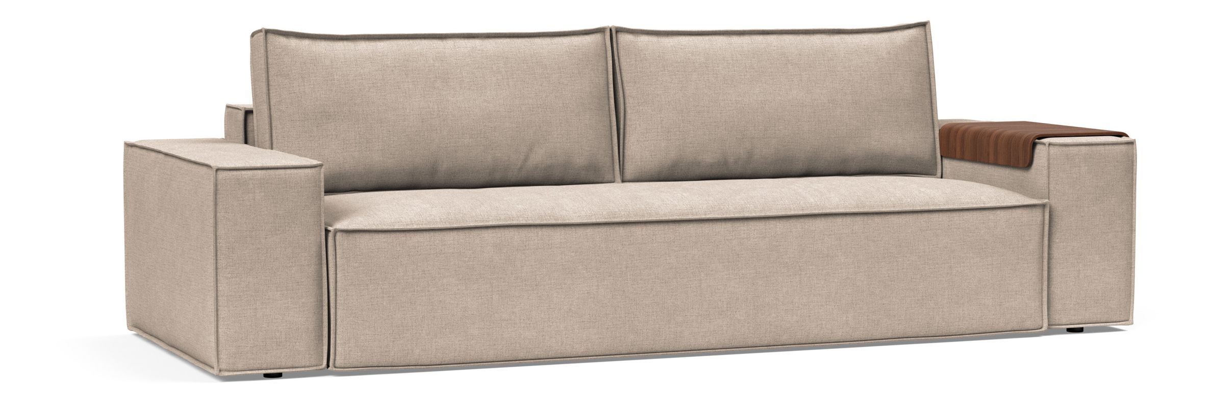 Newilla Storage Sofa Bed w/ Wide Arm Rests