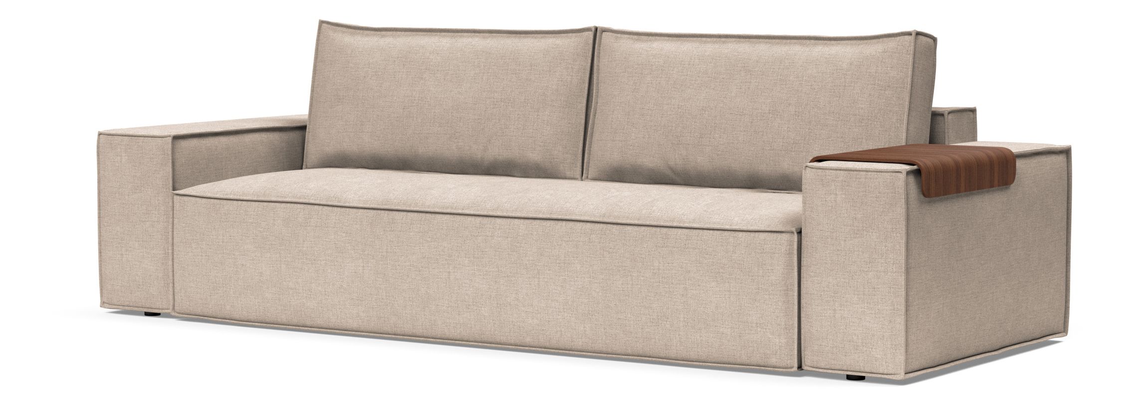 Newilla Storage Sofa Bed w/ Wide Arm Rests